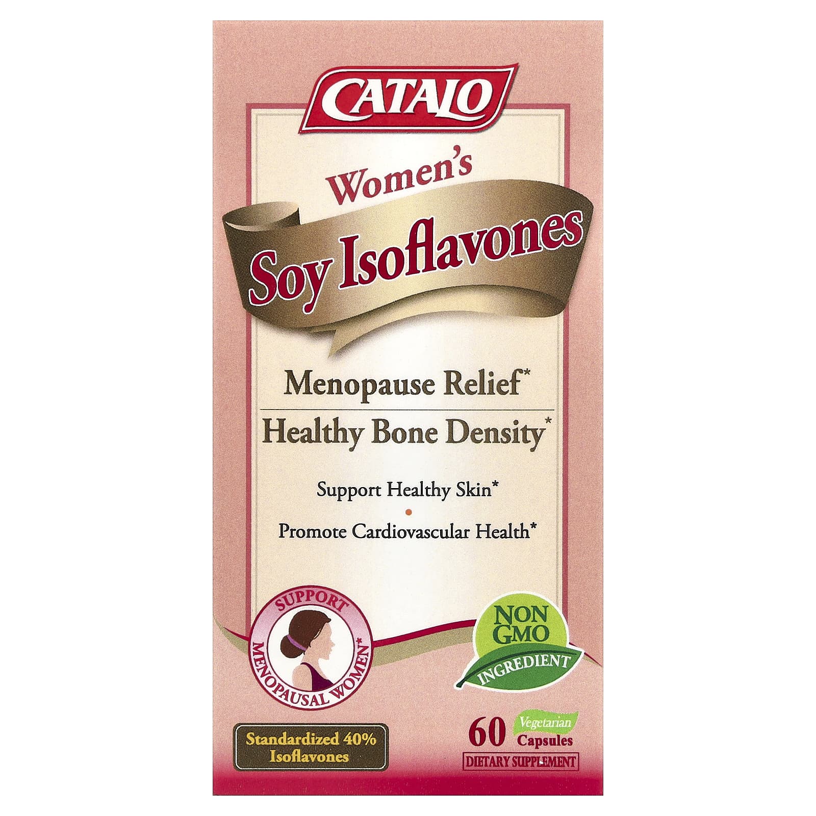Menopause Relief with CATALO Women's Soy Isoflavones Capsules - Image 1