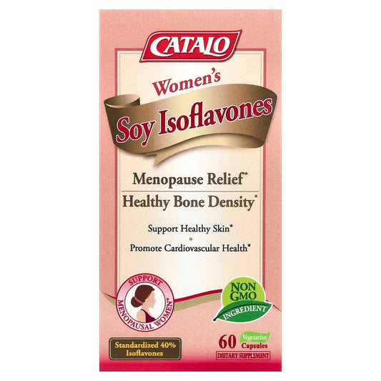 Menopause Relief with CATALO Women's Soy Isoflavones Capsules - Image 1