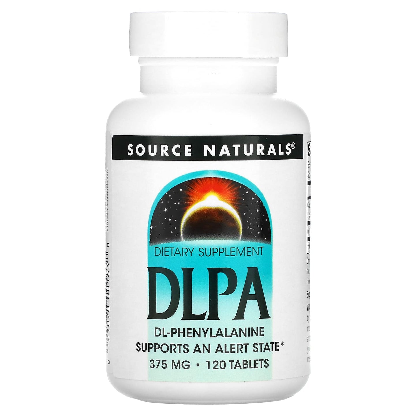 Source Naturals, DLPA, 120 Tablets - Image 1