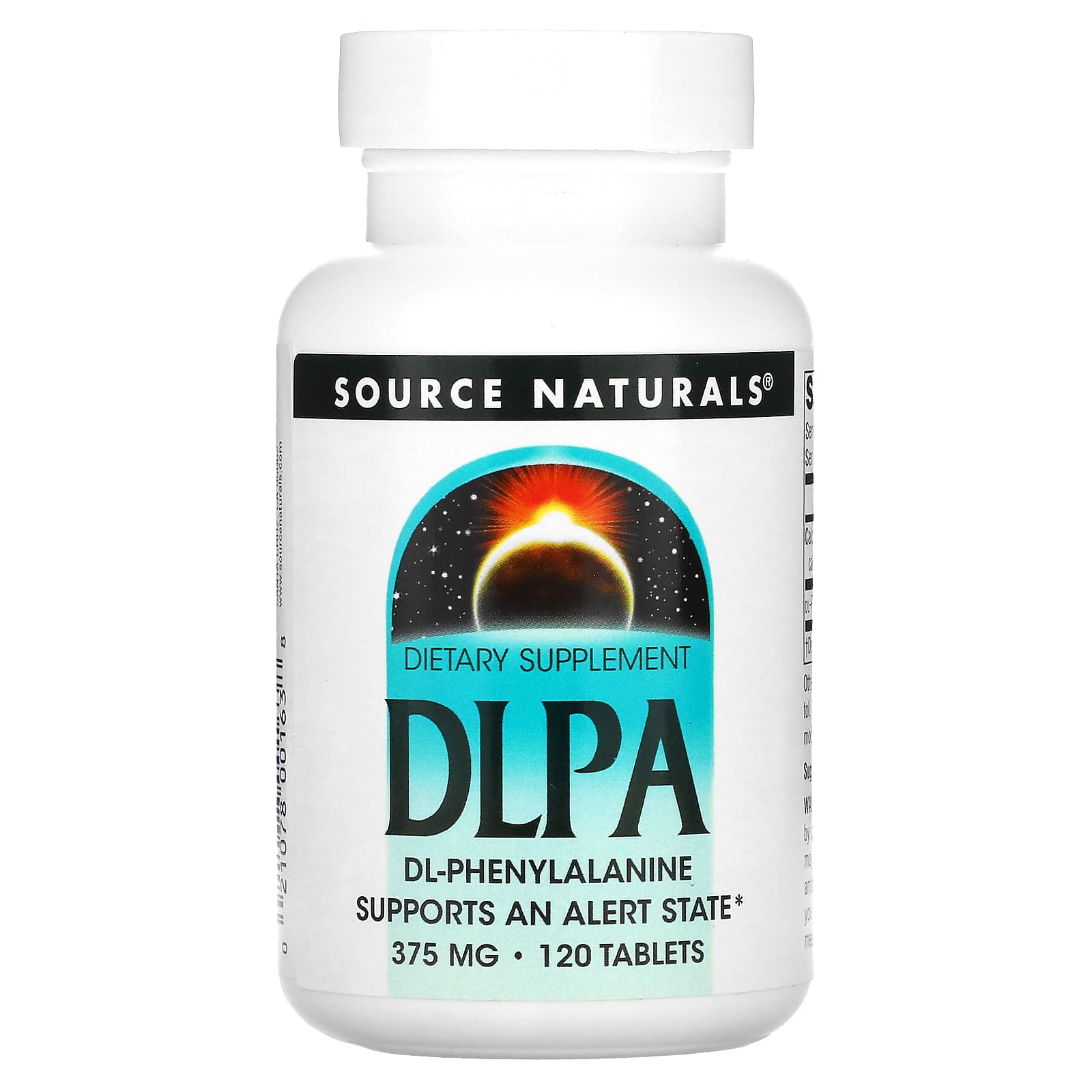 Source Naturals, DLPA, 120 Tablets - Image 1