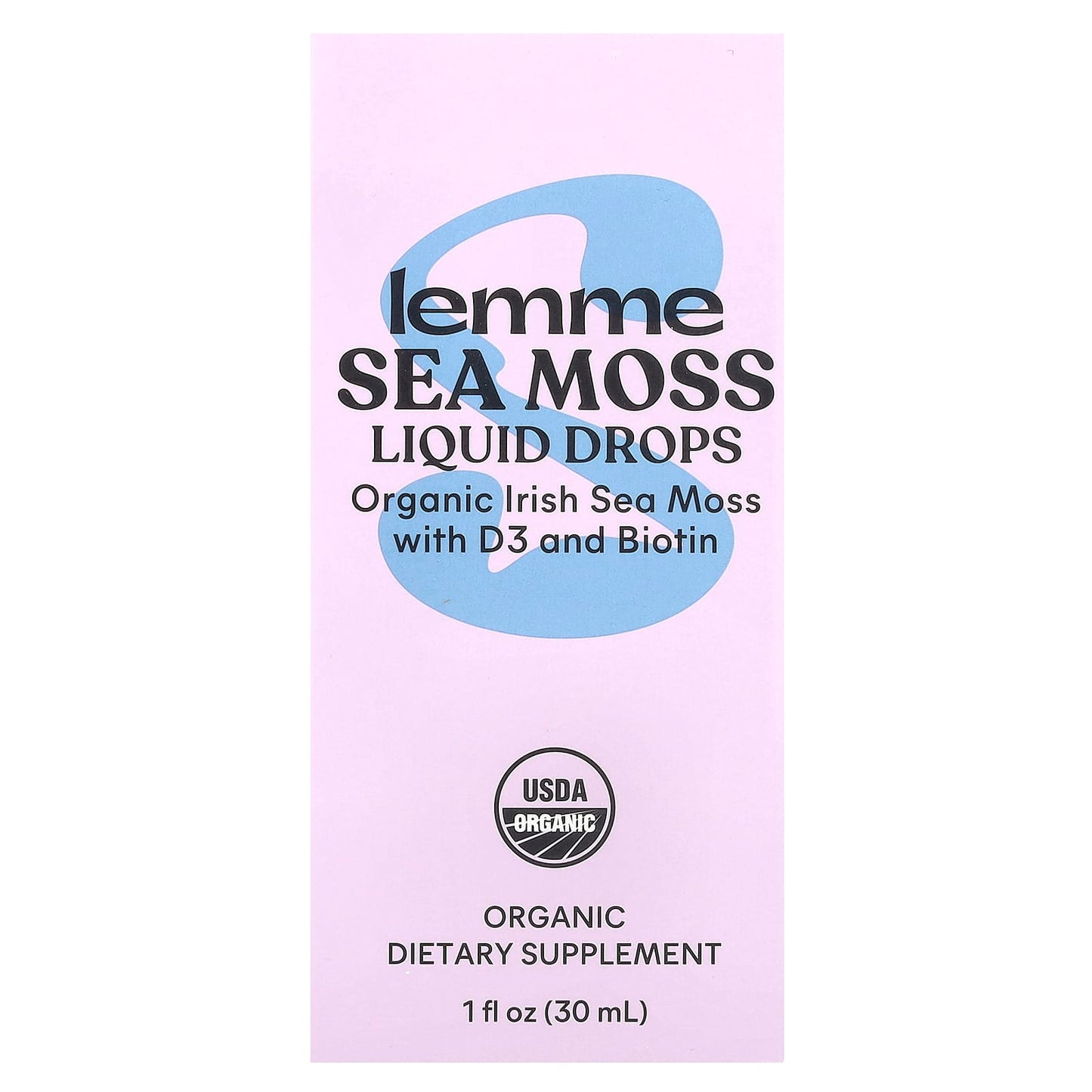 Lemme, Organic Sea Moss Liquid Drops, 1 fl oz (30 ml) - Image 2
