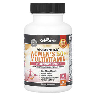 Women's 50+ Multivitamin for Whole Body Health by BioSchwartz