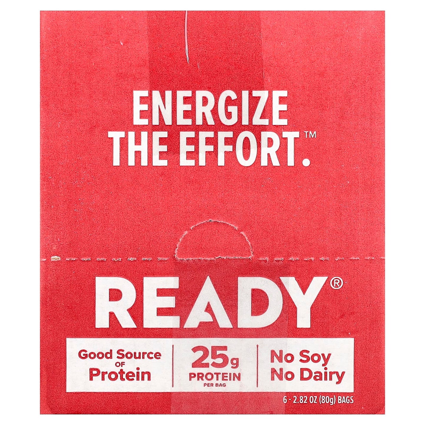 Ready, Protein Puffs, Barbecue, 6 Bags, 2.82 oz (80 g) Each - Image 2