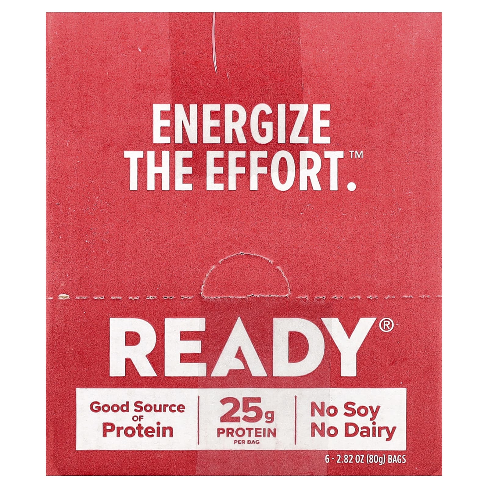 Ready, Protein Puffs, Barbecue, 6 Bags, 2.82 oz (80 g) Each - Image 2