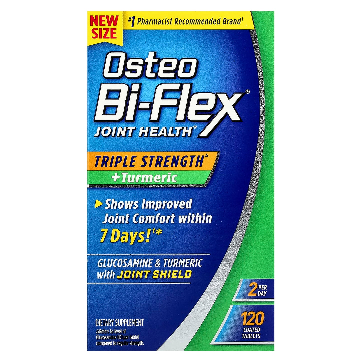 Osteo Bi-Flex, Joint Health + Turmeric, Triple Strength, 120 Coated Tablets - Image 1