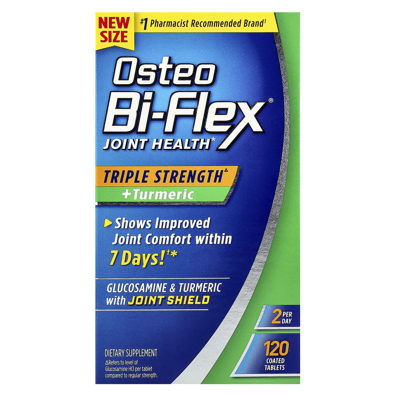 Osteo Bi-Flex, Joint Health + Turmeric, Triple Strength, 120 Coated Tablets - Image 1