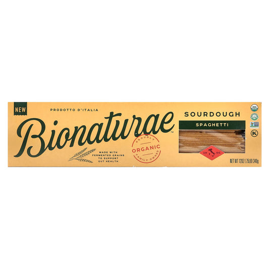 Bionaturae Organic Sourdough Spaghetti, 12 oz, USDA Organic, Non-GMO - Image 1