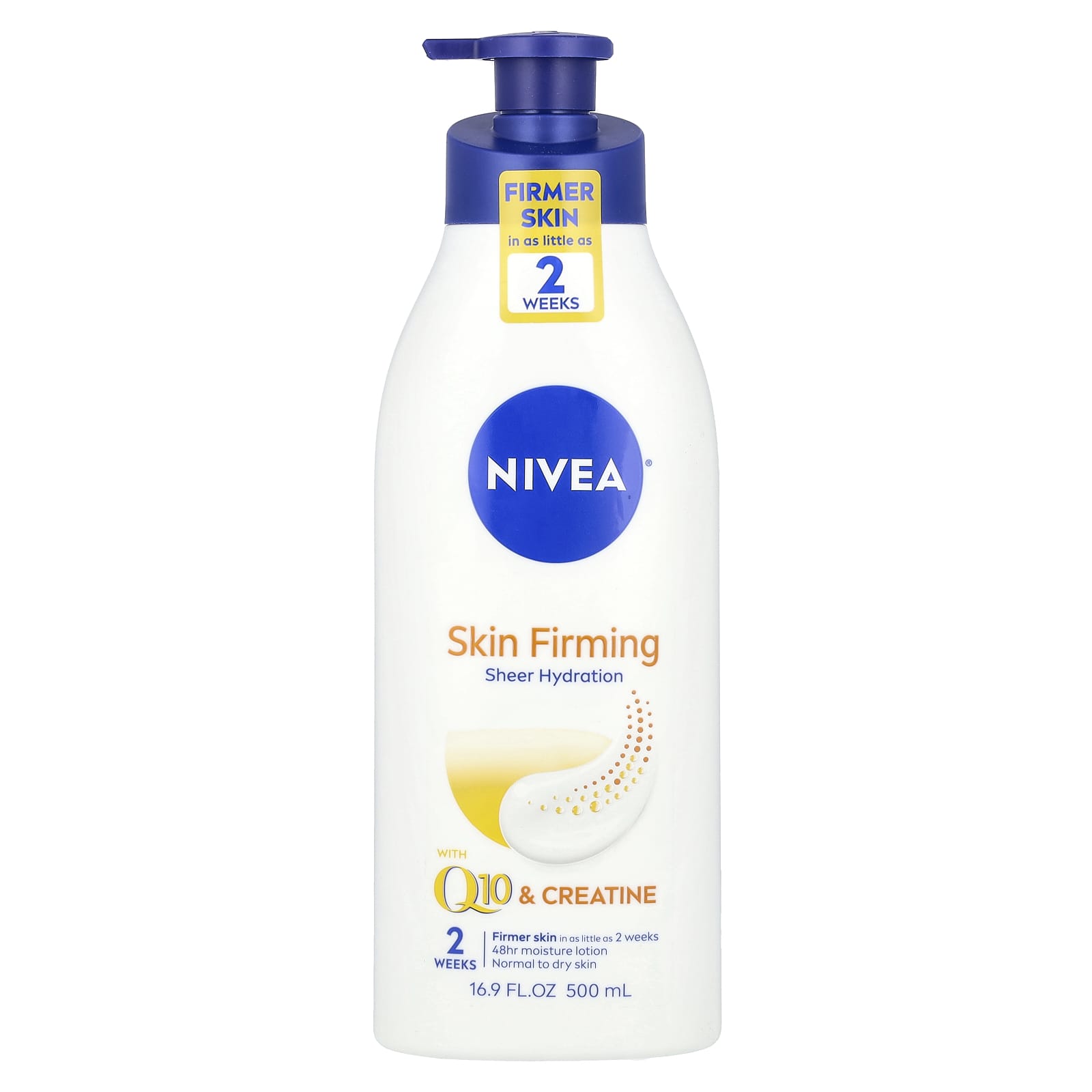 Nivea, Skin Firming Sheer Hydration Body Lotion, 16.9 fl oz (500 ml) - Image 1