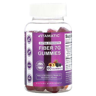 Vitamatic Extra Strength Fiber Gummies - 60 Count