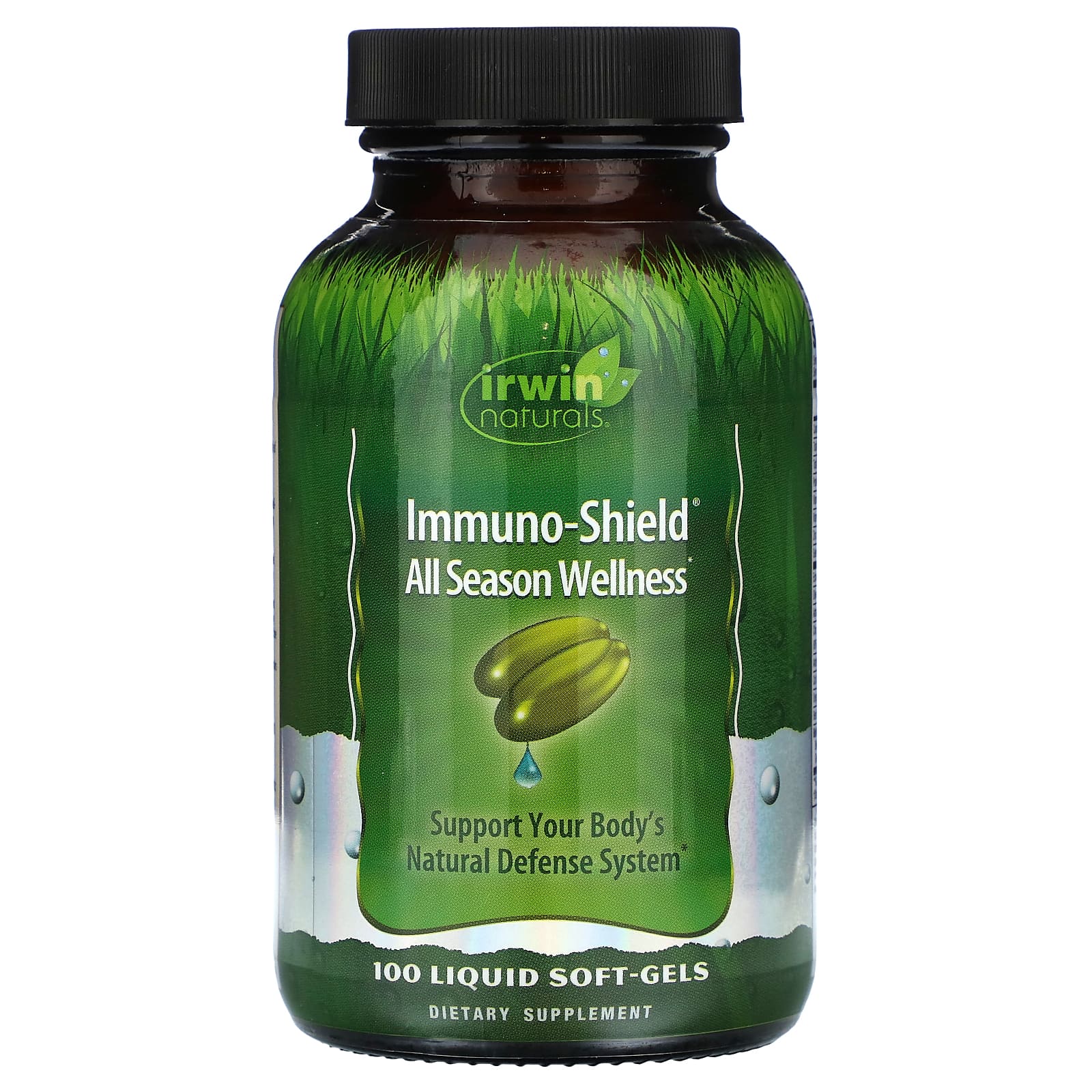 Irwin Naturals Immuno-Shield All Season Wellness 100 Liquid Soft-Gels - Image 1
