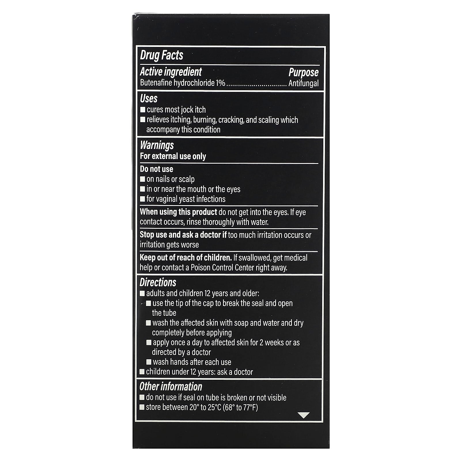 Lotrimin, Ultra Jock Itch Cream, 0.42 oz (12 g) - Image 2