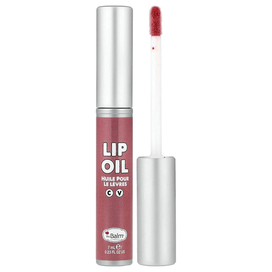 theBalm Cosmetics, Lip Oil, Too Slow, Mauve Over, 0.23 fl oz (7 ml) - Image 1