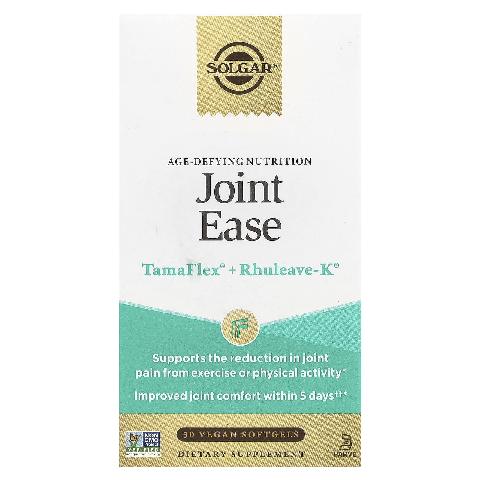 Solgar, Age Defying Nutrition, Joint Ease, 30 Vegan Softgels - Image 1