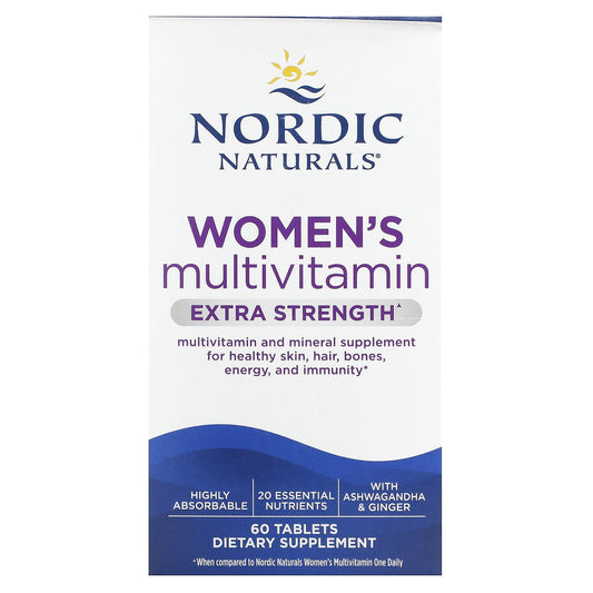 Nordic Naturals, Women's Multivitamin, Extra Strength, 60 Tablets - Image 1