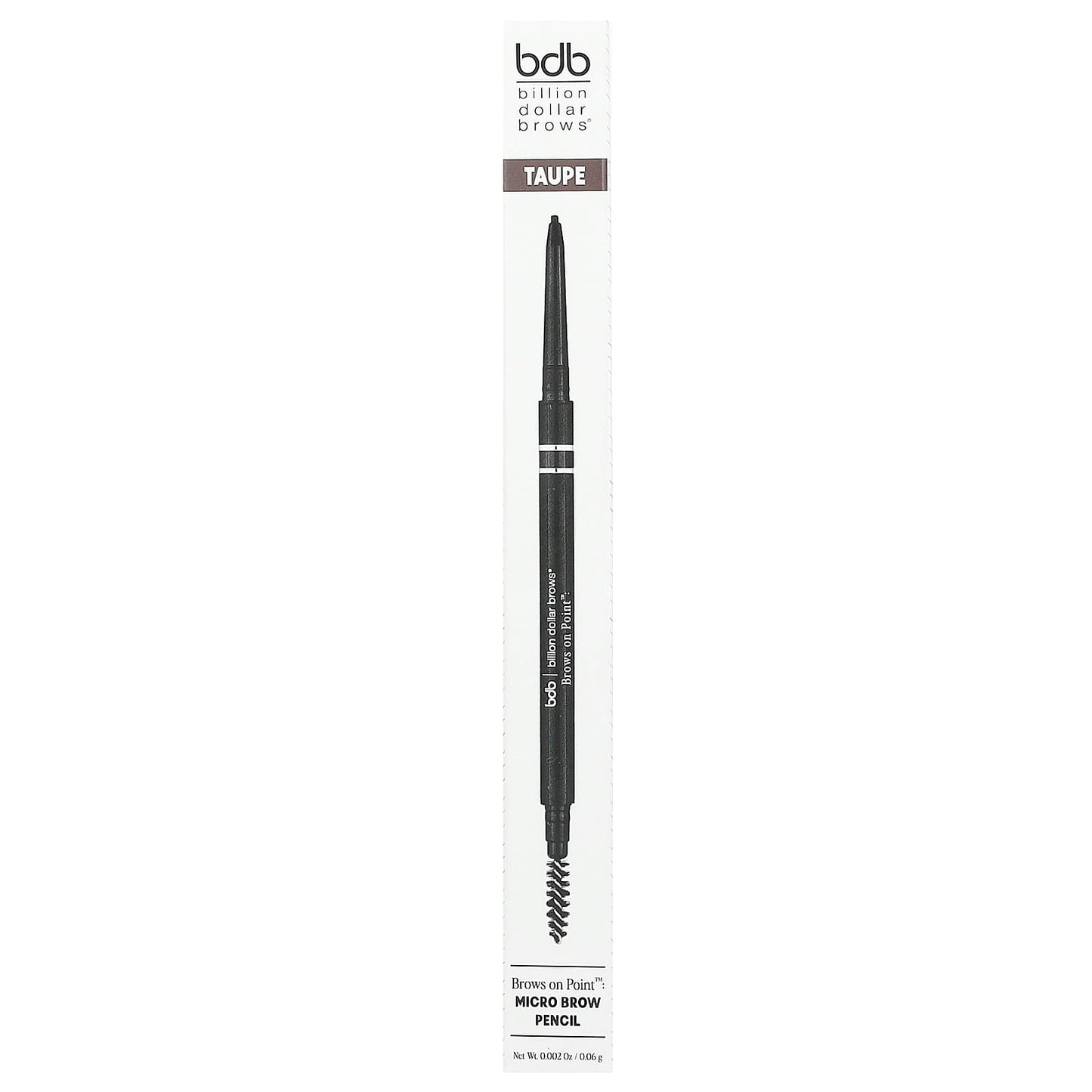 Billion Dollar Beauty Taupe Micro Brow Pencil, Waterproof & Smudge-Proof - Image 2