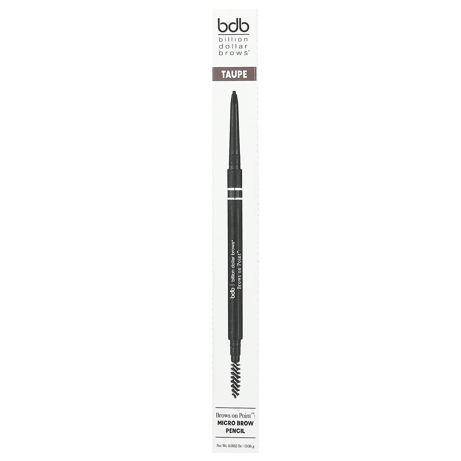 Billion Dollar Beauty Taupe Micro Brow Pencil, Waterproof & Smudge-Proof - Image 2