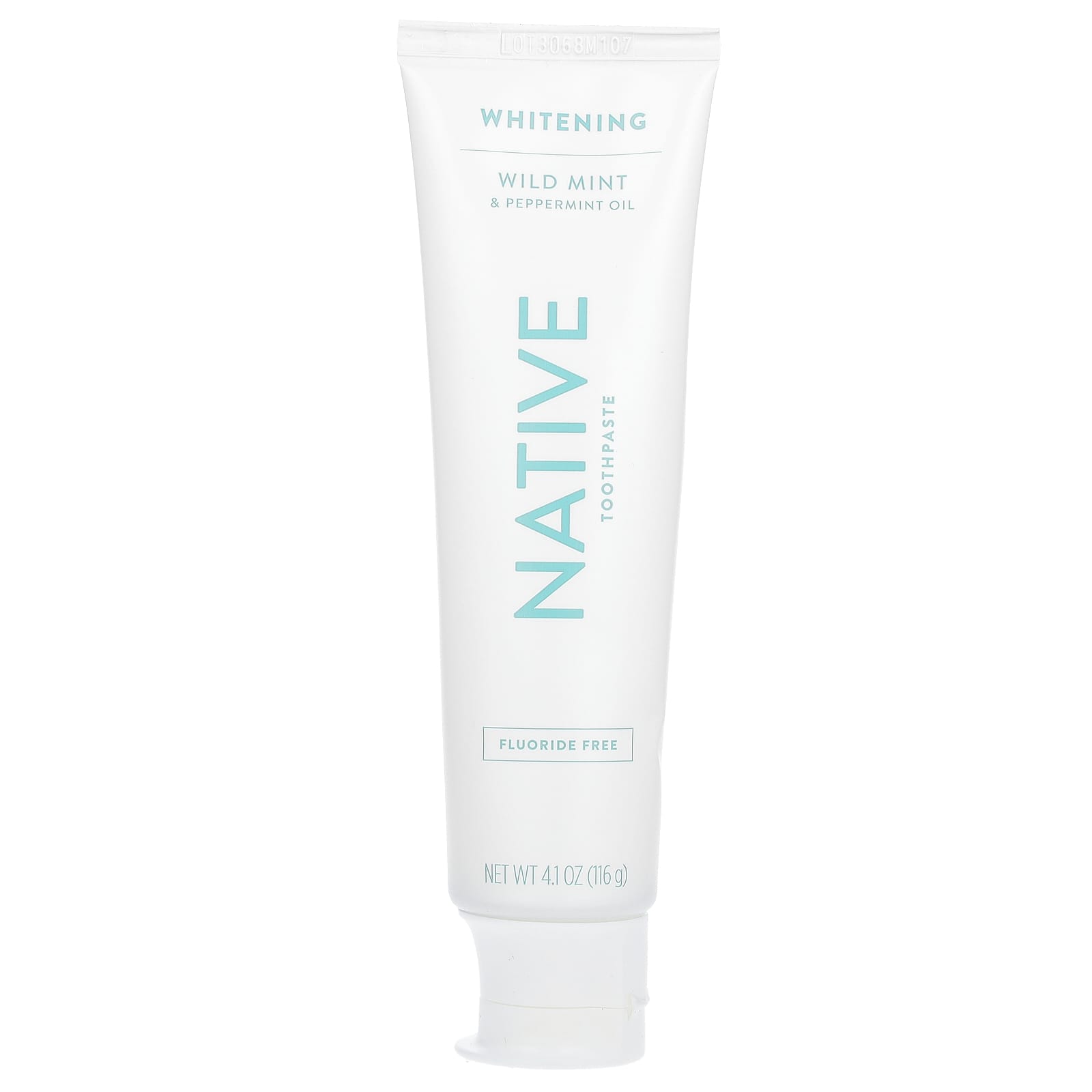 Native, Whitening Fluoride Free Toothpaste, Wild Mint & Peppermint Oil, 4.1 oz (116 g) - Image 1