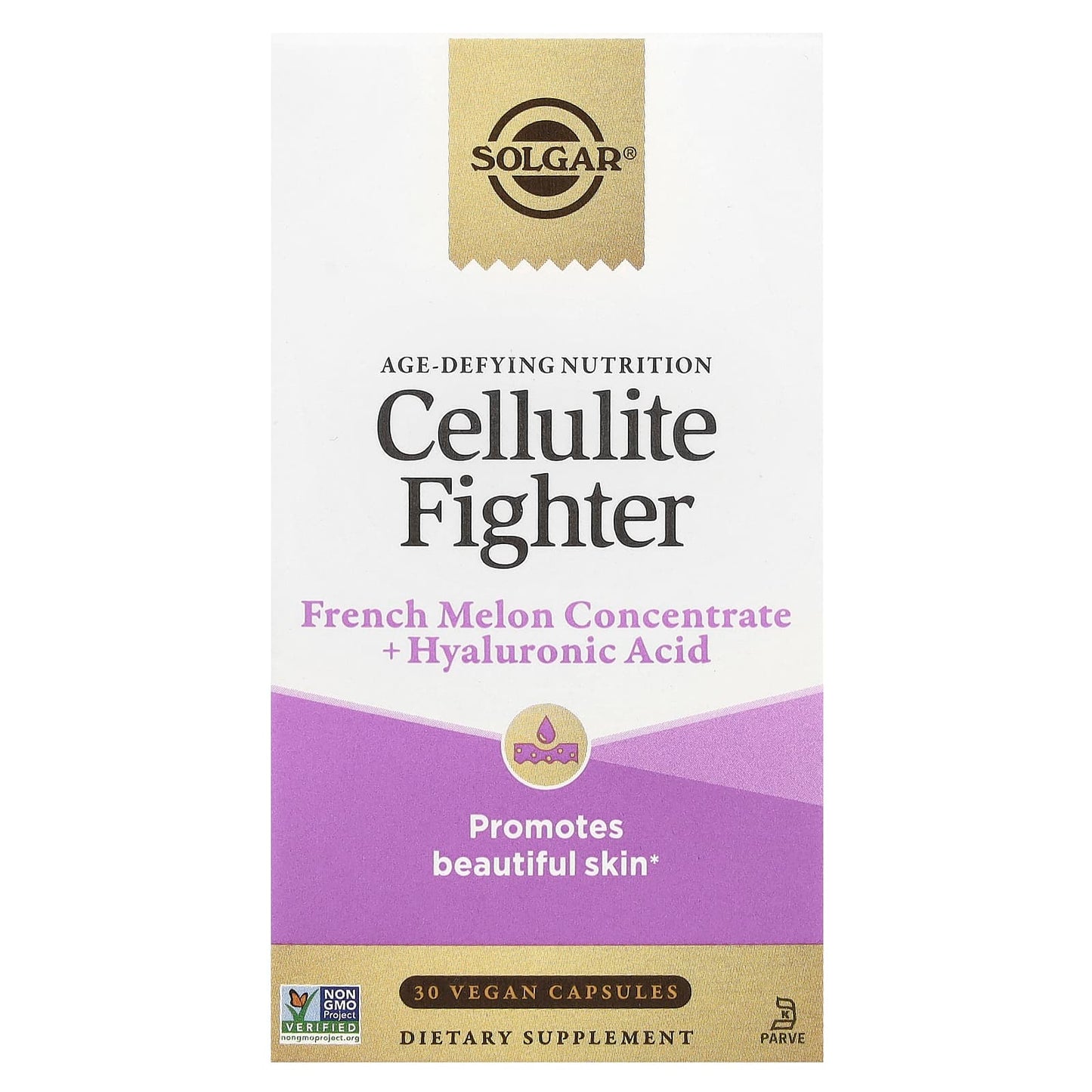Solgar, Age-Defying Nutrition, Cellulite Fighter, 30 Vegan Capsules - Image 1