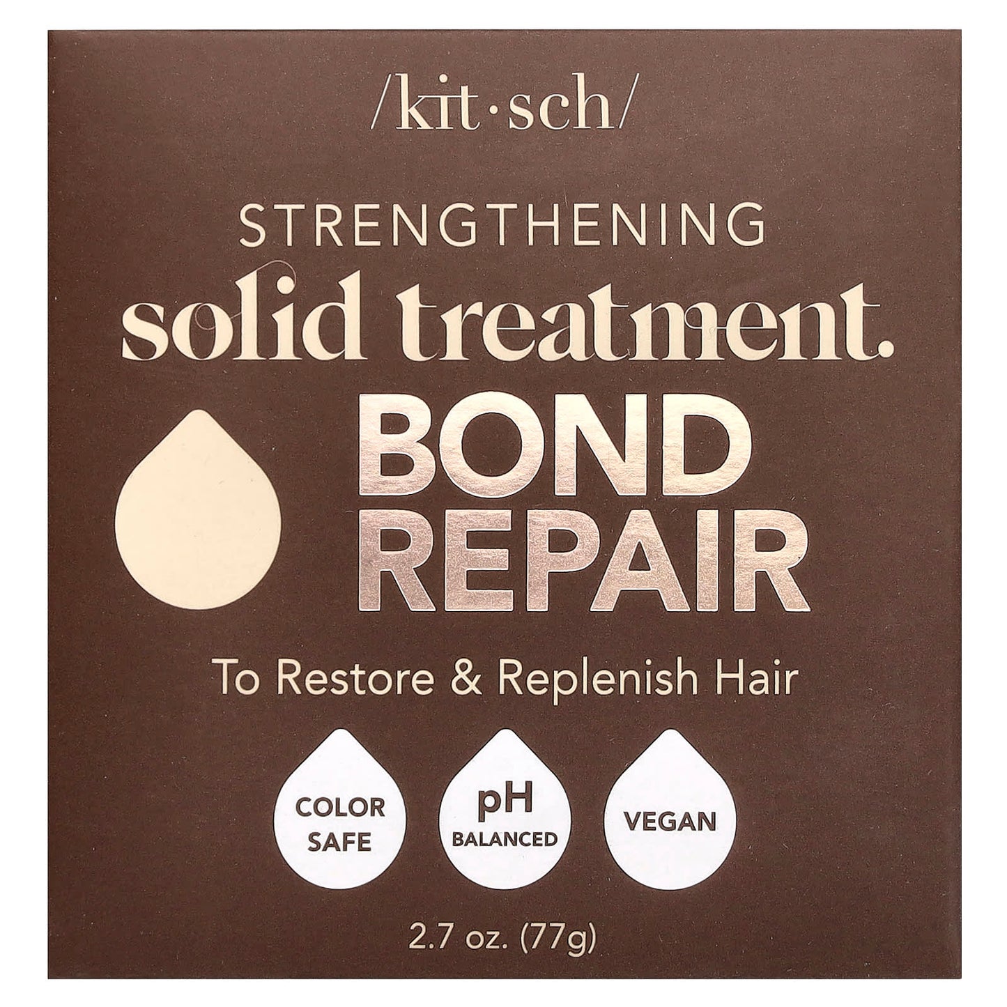 Kitsch, Strengthening Solid Treatment Bar, Bond Repair, Bamboo Flower & Ylang Ylang, 2.7 oz (77 g) - Image 1
