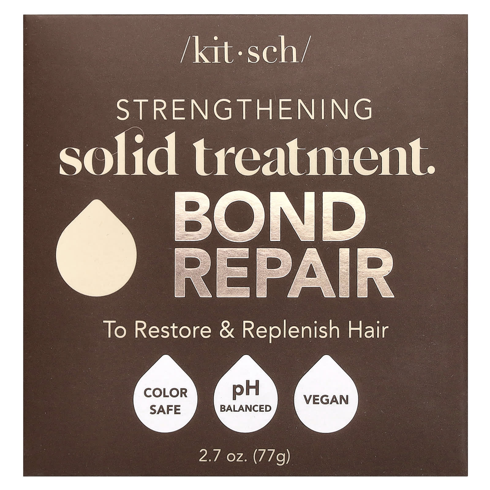 Kitsch, Strengthening Solid Treatment Bar, Bond Repair, Bamboo Flower & Ylang Ylang, 2.7 oz (77 g) - Image 1