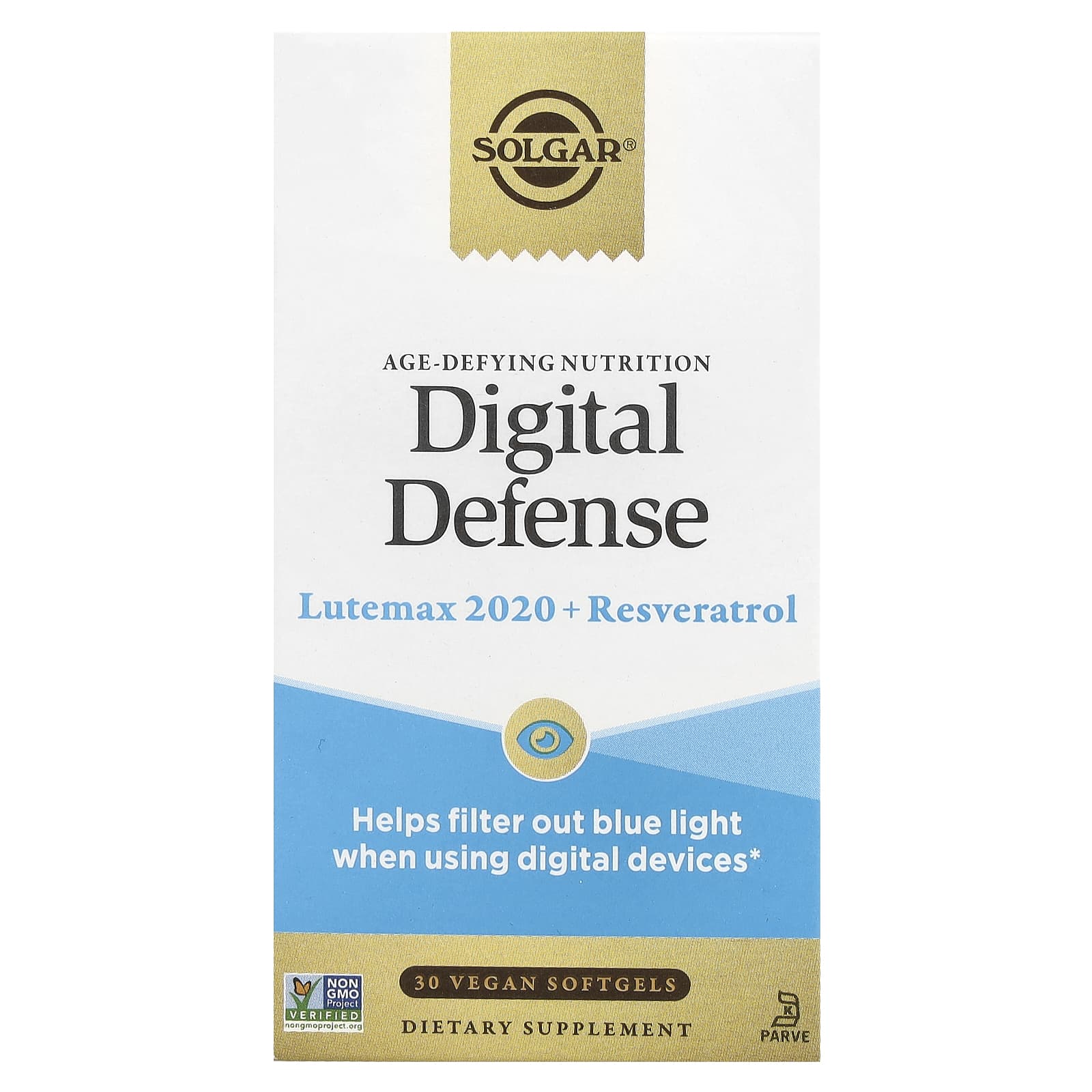 Solgar, Age-Defying Nutrition, Digital Defense, 30 Vegan Softgels - Image 1