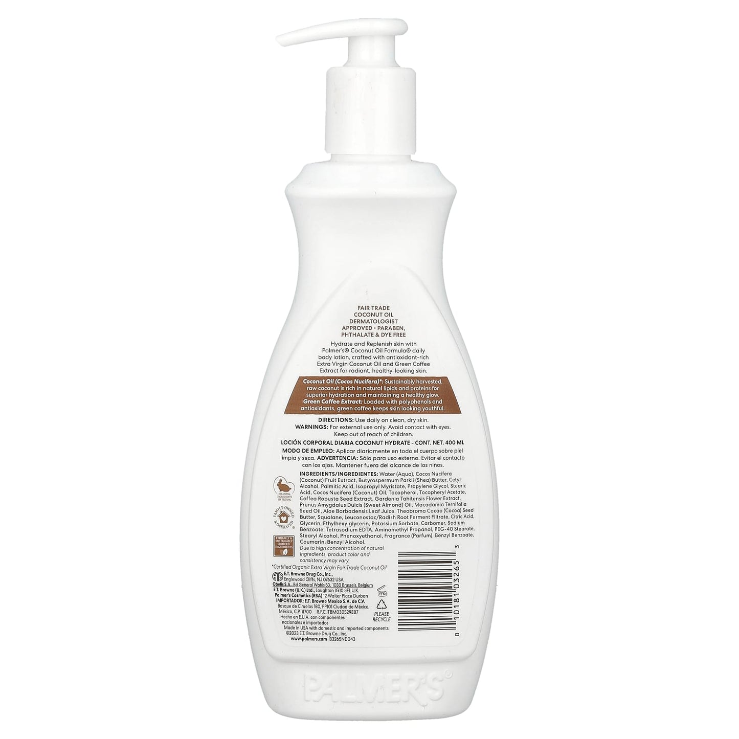 Palmer's, Coconut Hydrate, Daily Body Lotion, 13.5 fl oz (400 ml) - Image 2