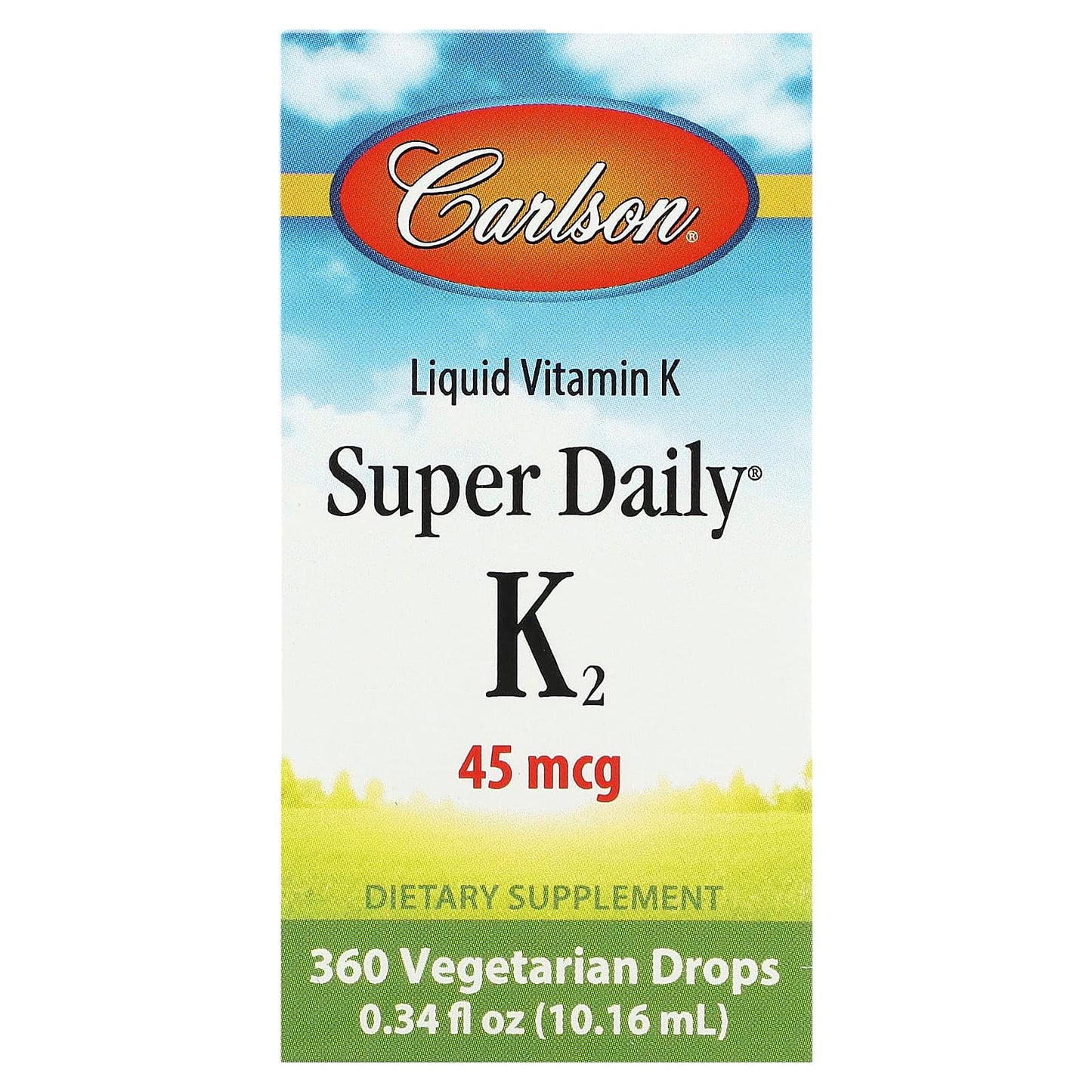 Carlson Super Daily K2 Vitamin Supplement for Bone Health & Blood - Image 1