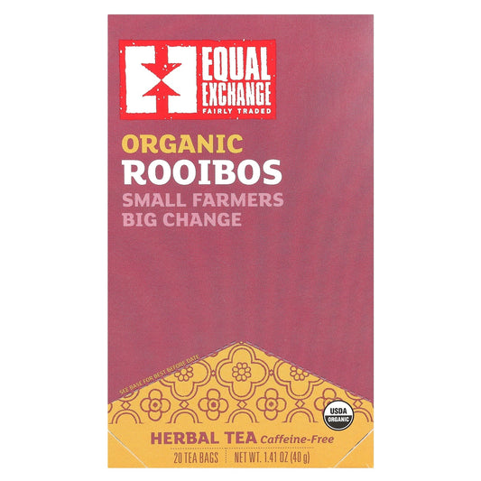 Organic Rooibos Tea, Caffeine Free, USDA Organic, Fair Trade - Image 1
