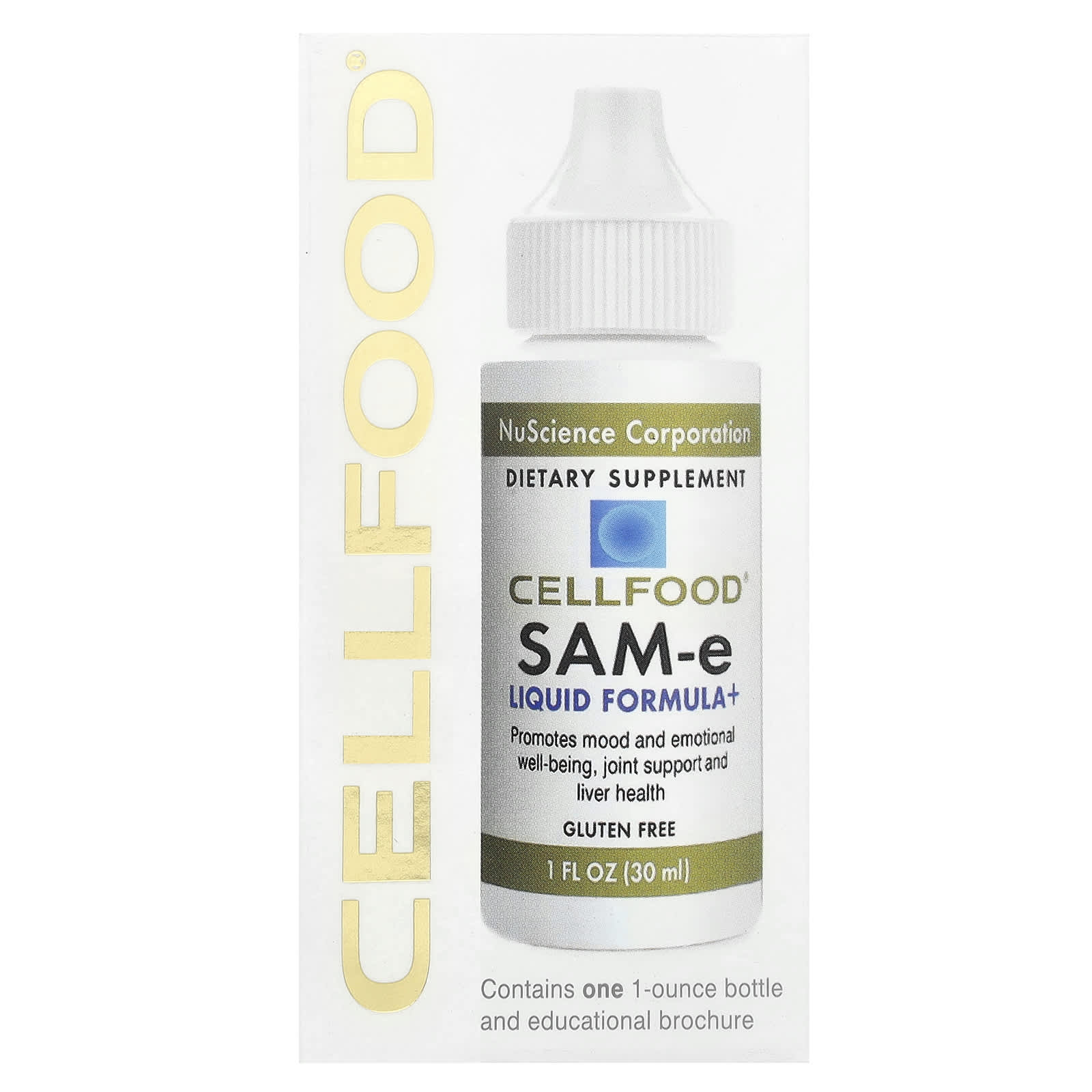 Cellfood Liquid SAM-e Formula+ for Mood, Joint & Liver Support - Image 1