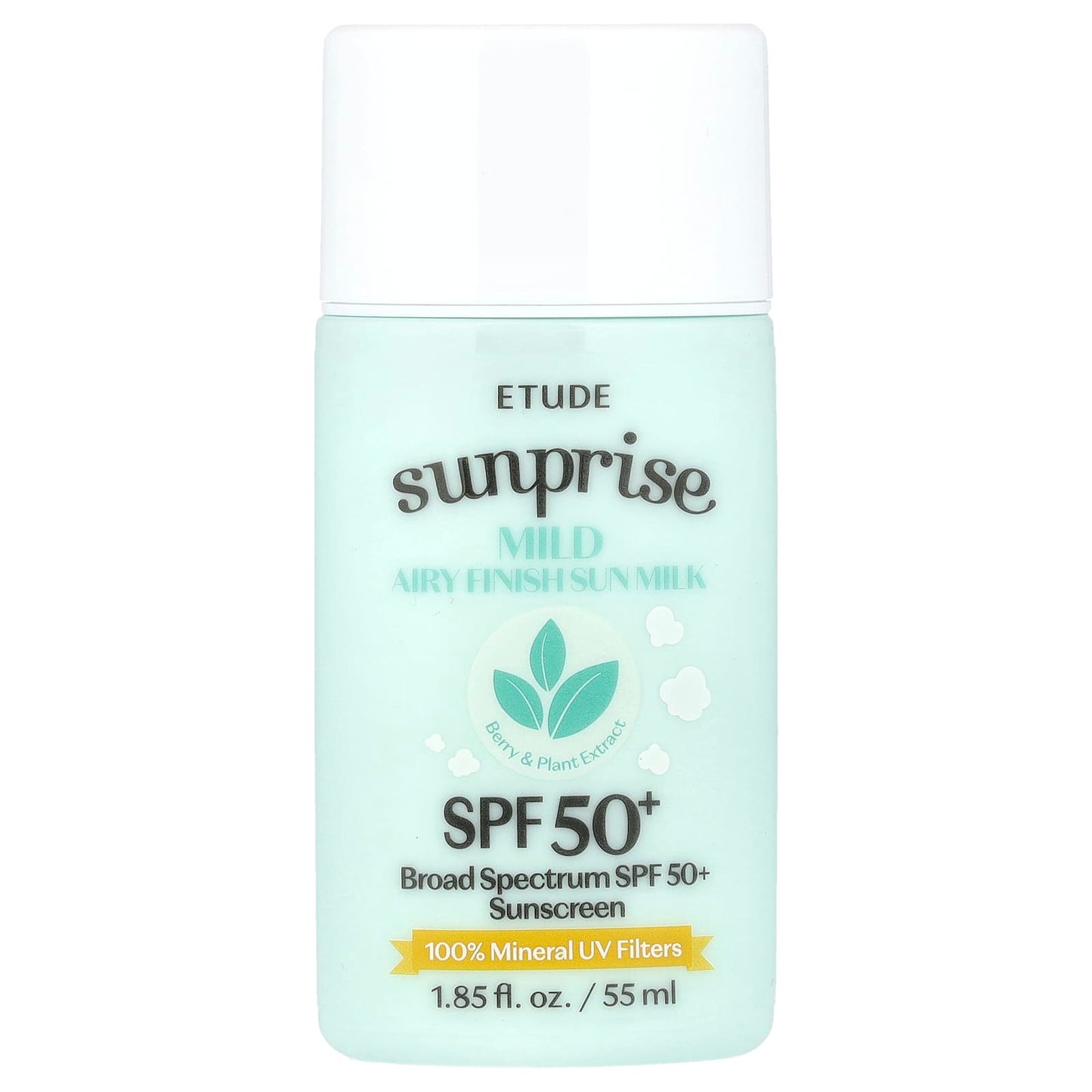Etude Sunprise Mild Airy Finish Sun Milk SPF 50 1.85 fl oz - Image 1