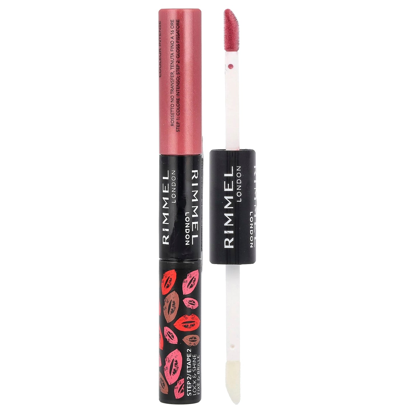 Rimmel London, Provocalips, 16HR Kiss Proof Lip Color, 430 Wish Upon a Berry, 0.14 fl oz (4 ml) / 0.1 fl oz (3 ml) - Image 1