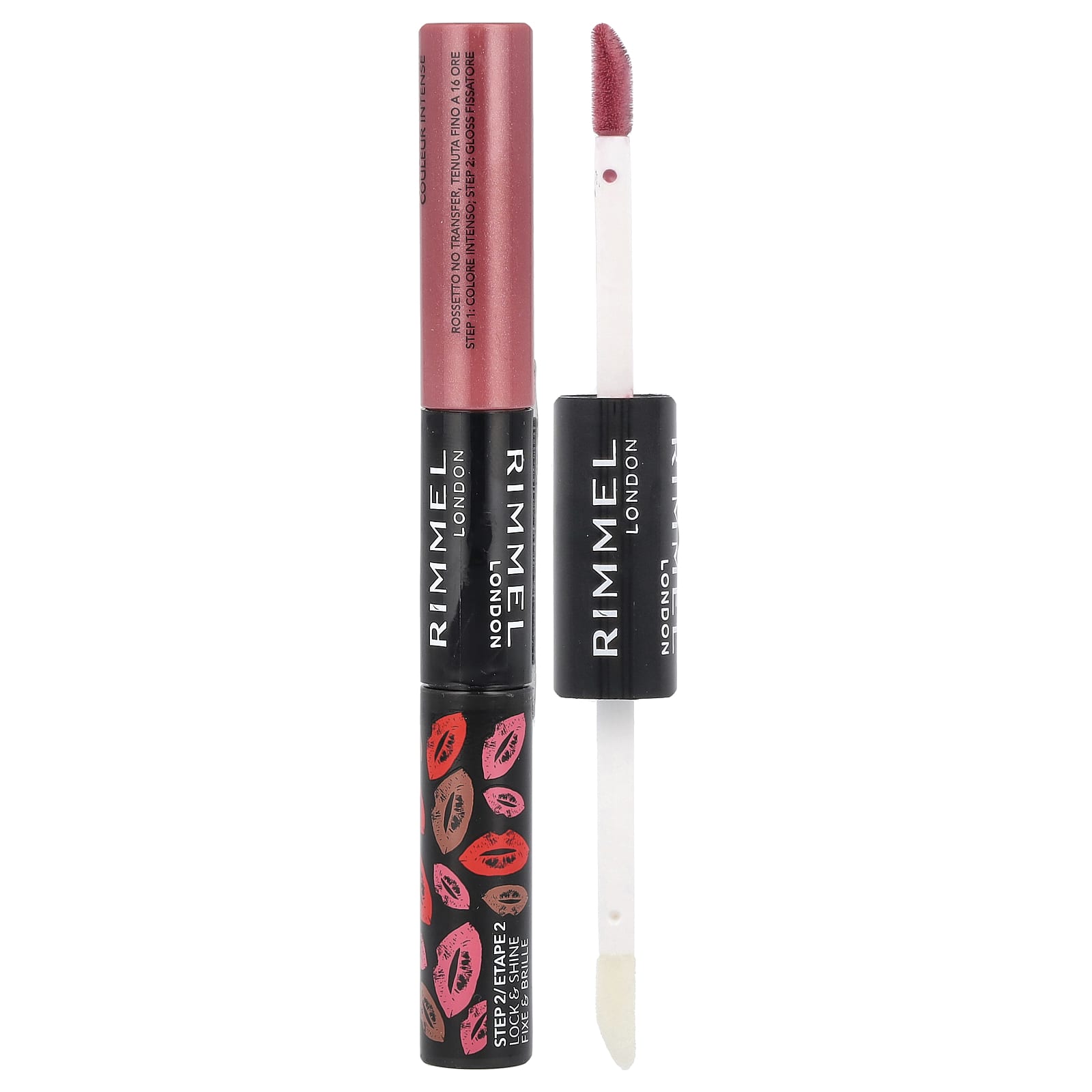 Rimmel London, Provocalips, 16HR Kiss Proof Lip Color, 430 Wish Upon a Berry, 0.14 fl oz (4 ml) / 0.1 fl oz (3 ml) - Image 1