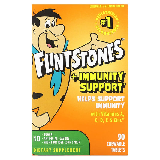 Flintstones Kids Multivitamin, Supports Immunity & Growth, 90 Chewable Tablets - Image 1