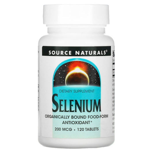 Source Naturals, Selenium, 200 mcg, 120 Tablets - Image 1
