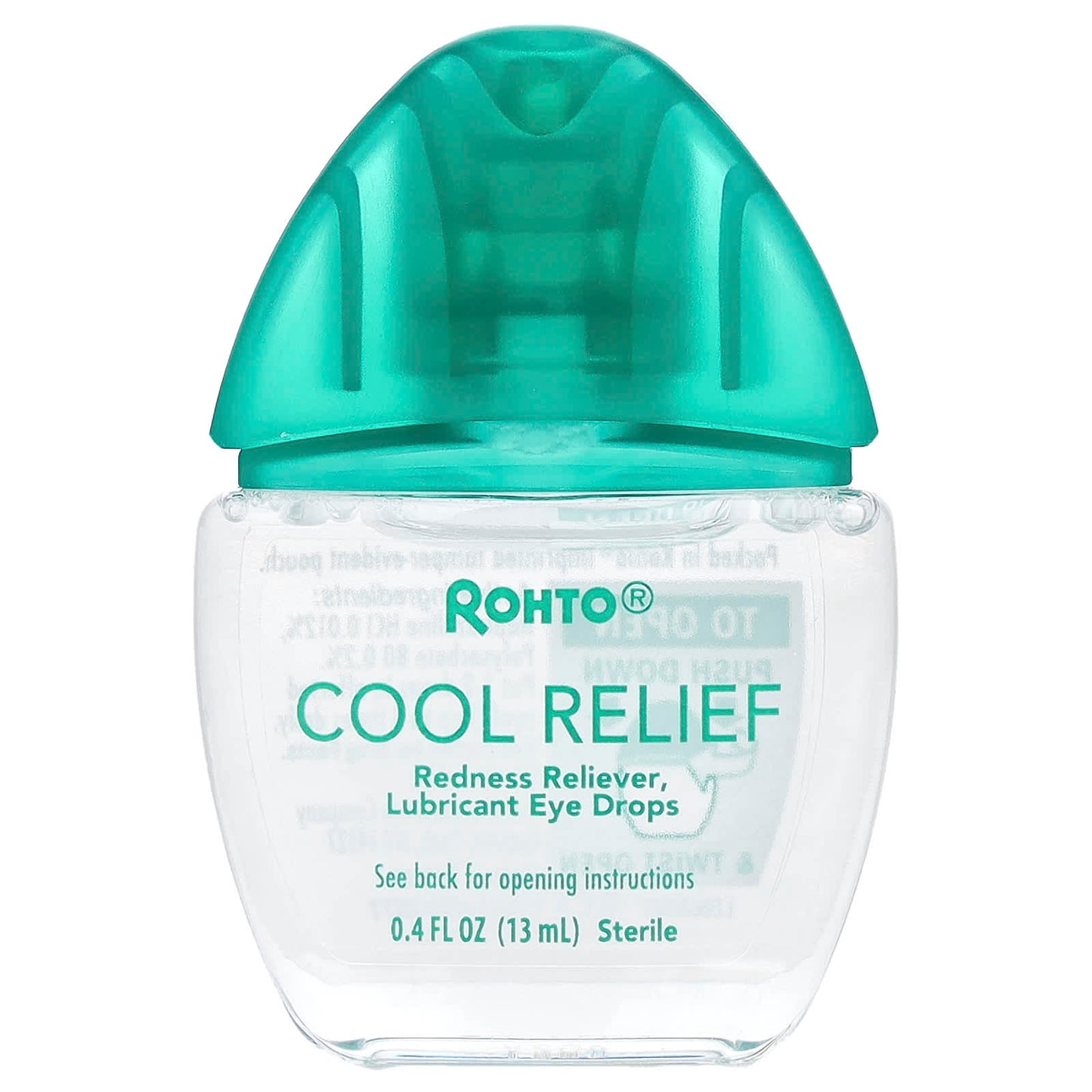 Rohto, Cooling Eye Drops, Cool Relief, 0.4 fl oz (13 ml) - Image 1