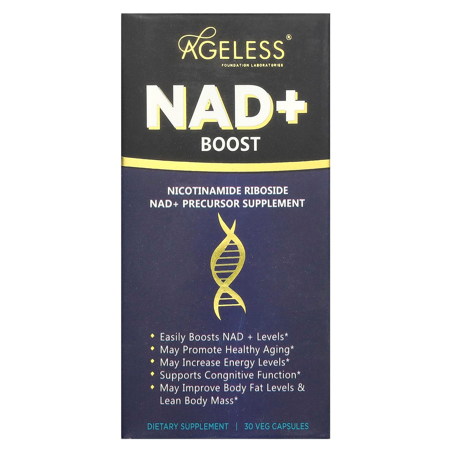 Boost NAD+ Levels for Healthy Aging & Energy with Ageless Foundation Labs - Image 1