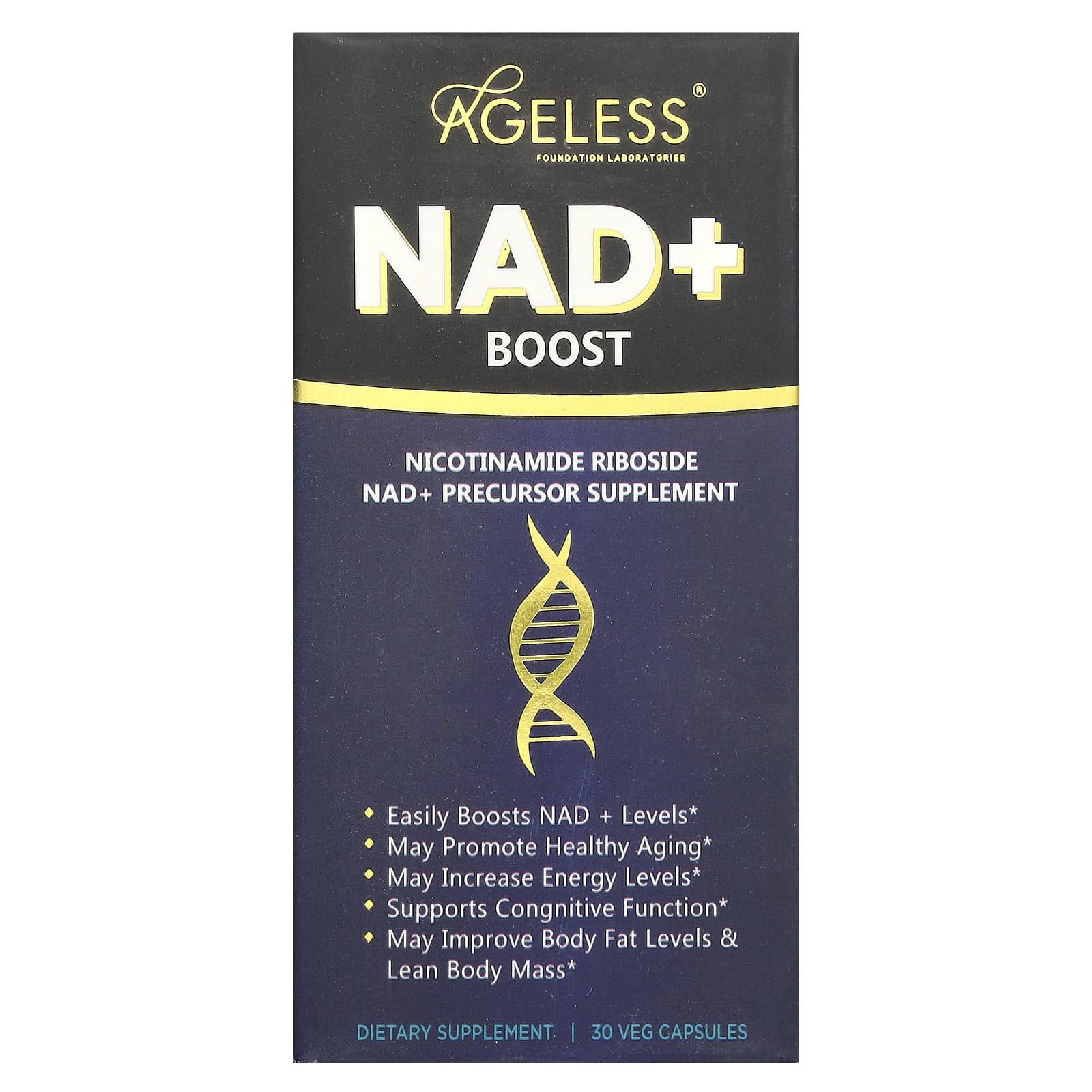Boost NAD+ Levels for Healthy Aging & Energy with Ageless Foundation Labs - Image 1