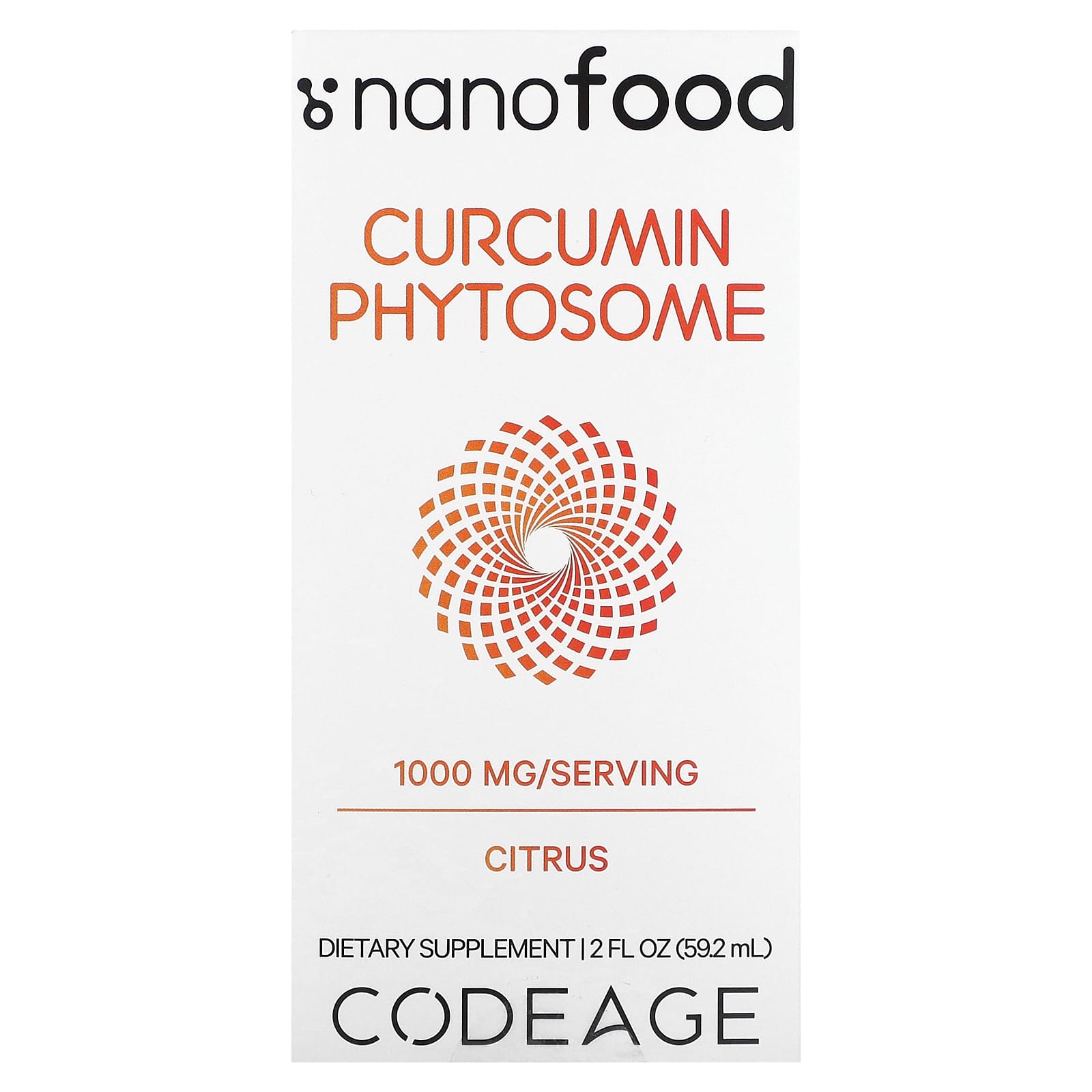 Codeage Curcumin Phytosome Liquid Turmeric Supplements - Image 1