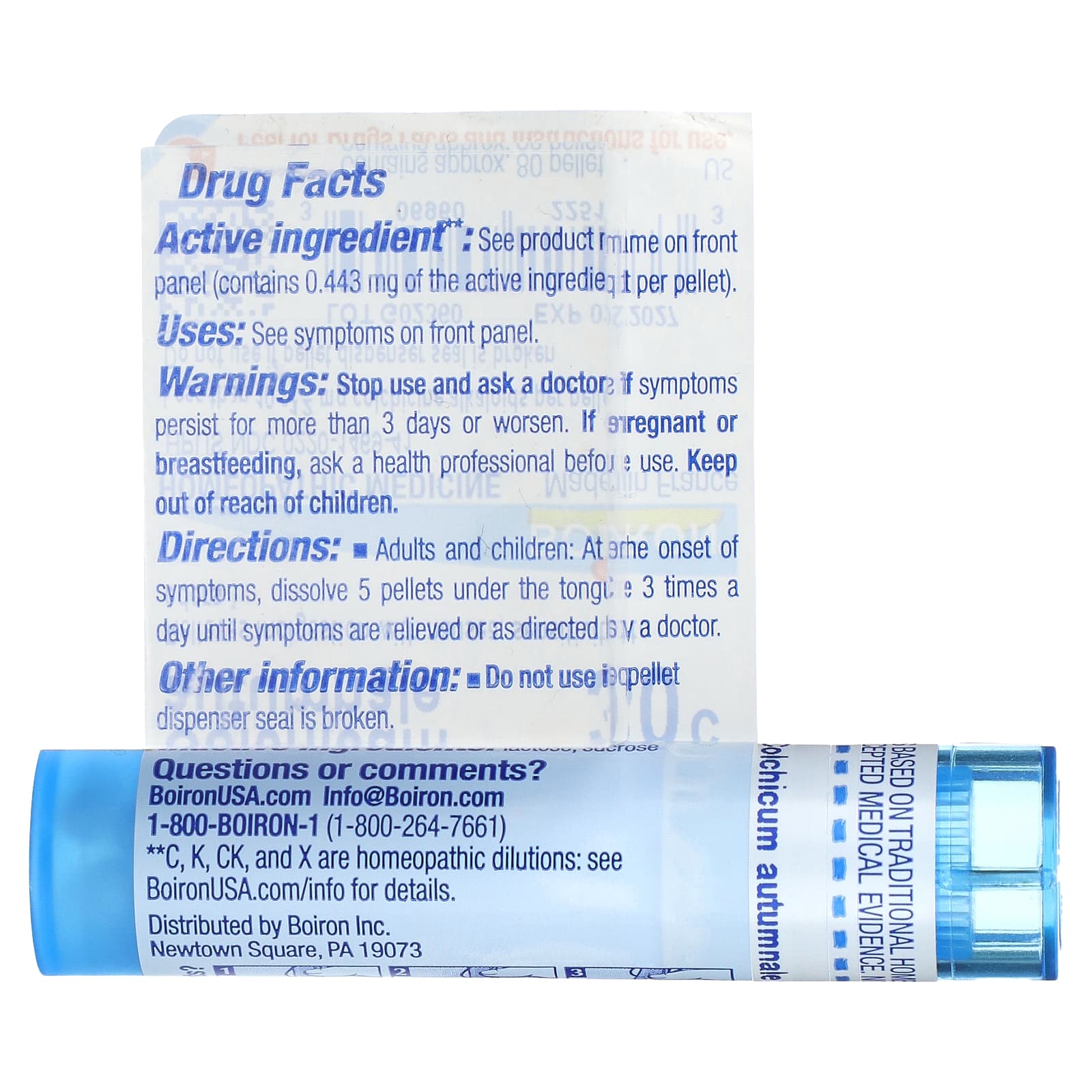 Indigestion Relief with Boiron Colchicum Autumnale 30C - Image 2