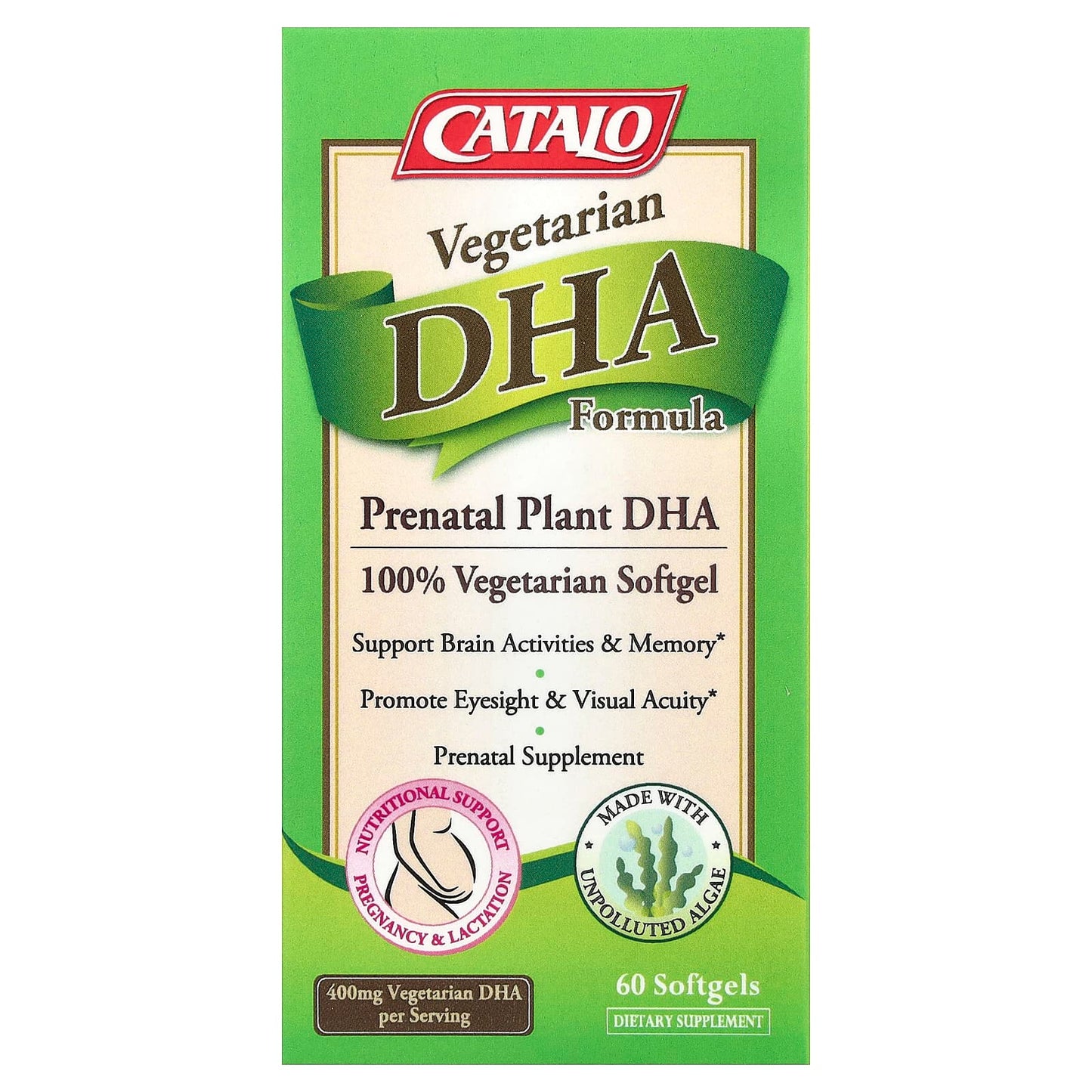 Vegetarian DHA Formula, Pregnant & Lactating Women's Health Supplement - Image 1