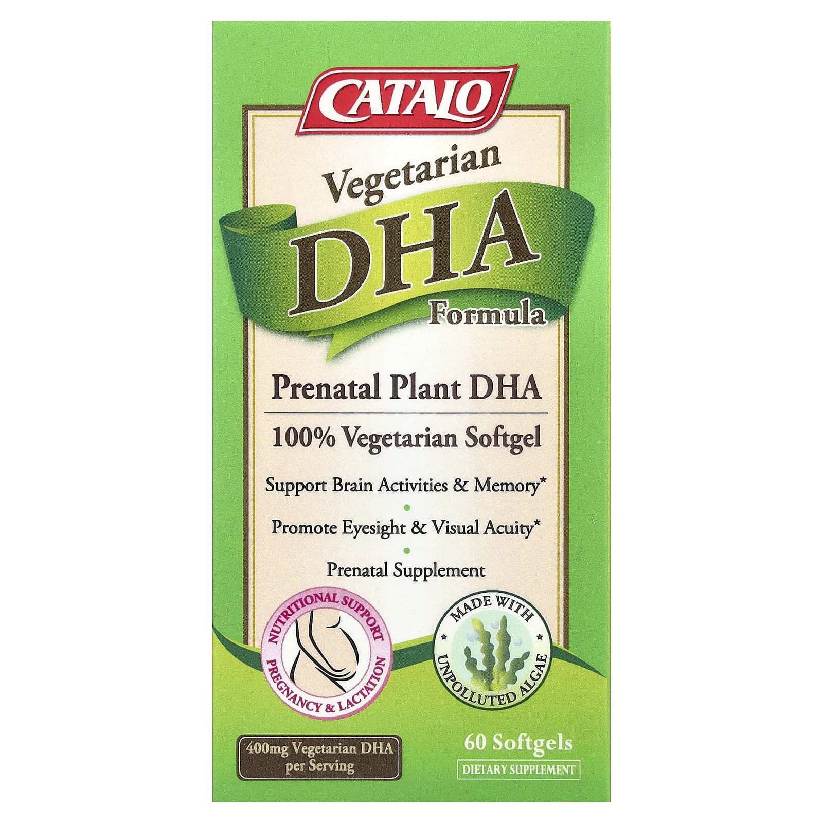 Vegetarian DHA Formula, Pregnant & Lactating Women's Health Supplement - Image 1