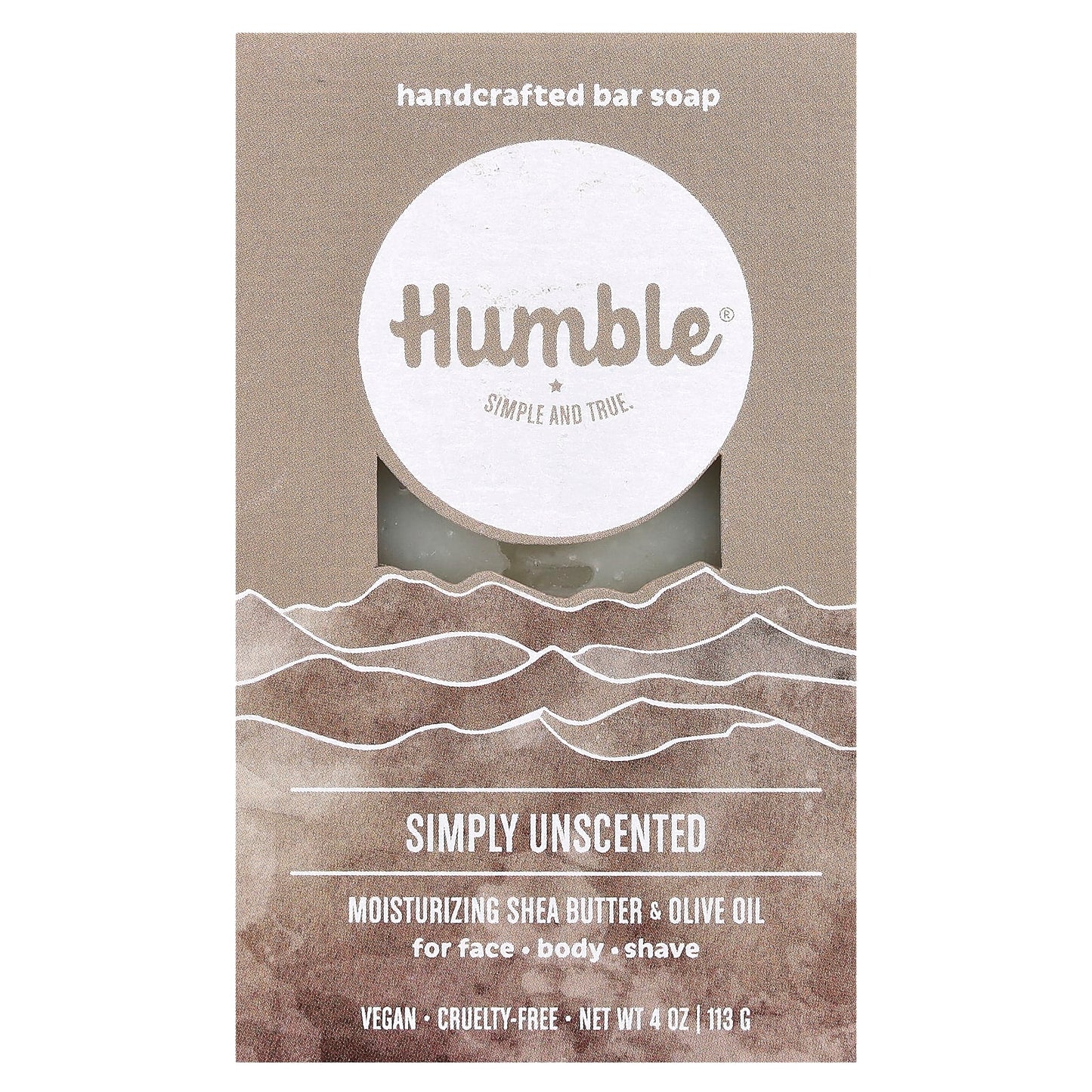 Nourishing Unscented Handcrafted Soap by Humble Brands - Image 1