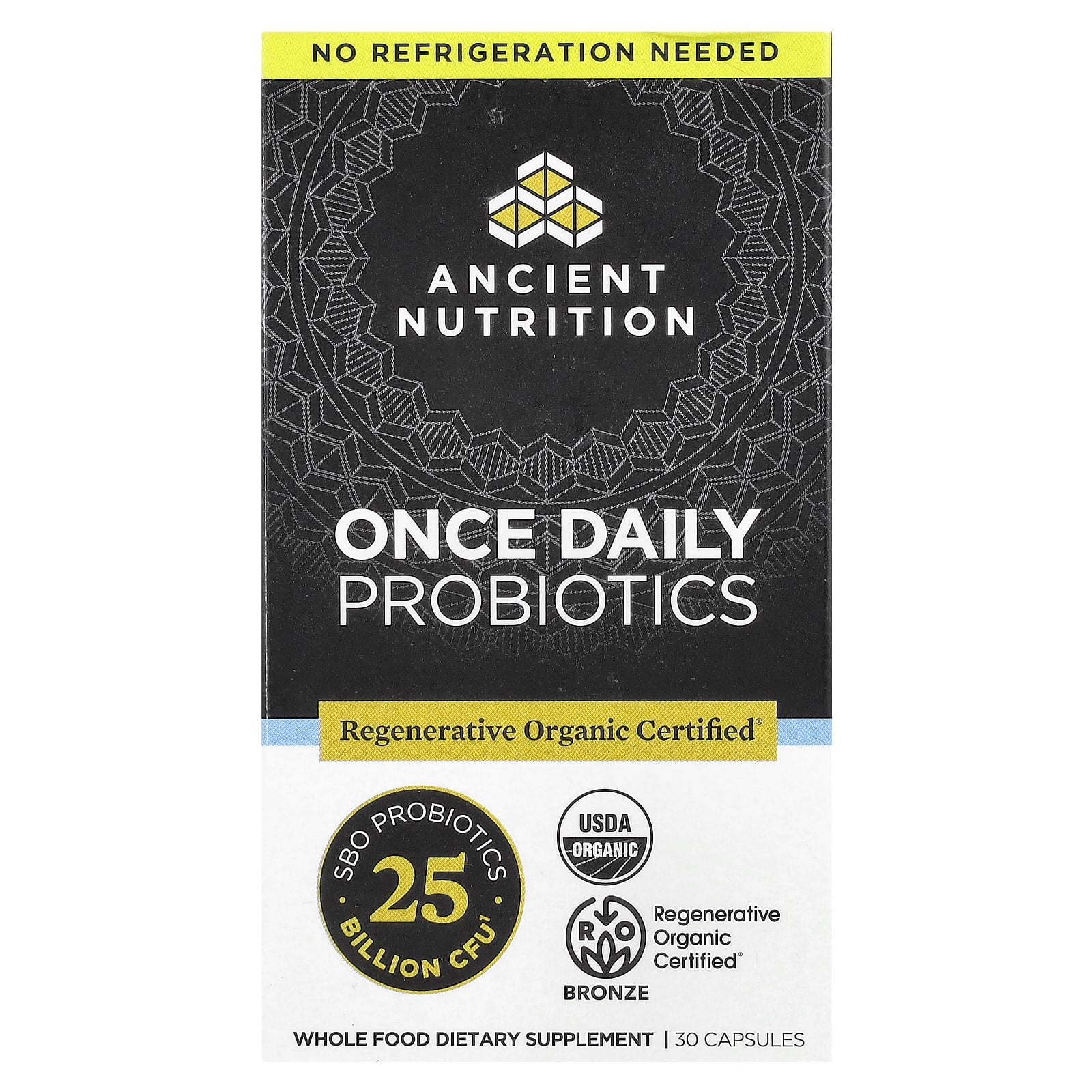 Ancient Nutrition, USDA Organic Probiotics for Healthy Digestion & Immune System - Image 1