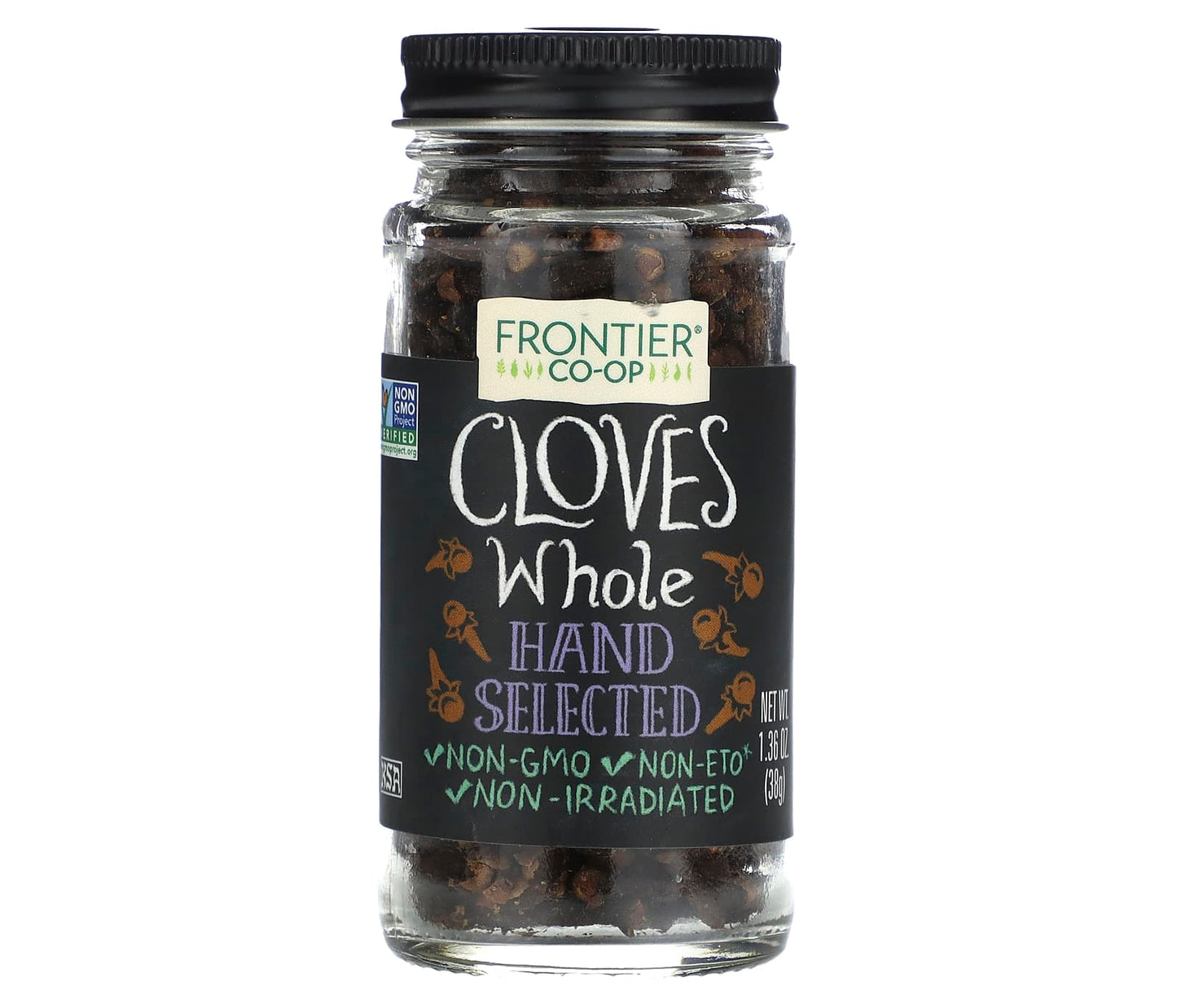 Frontier Co-op Whole Cloves, Non-GMO & Kosher, 1.36 oz - Image 1