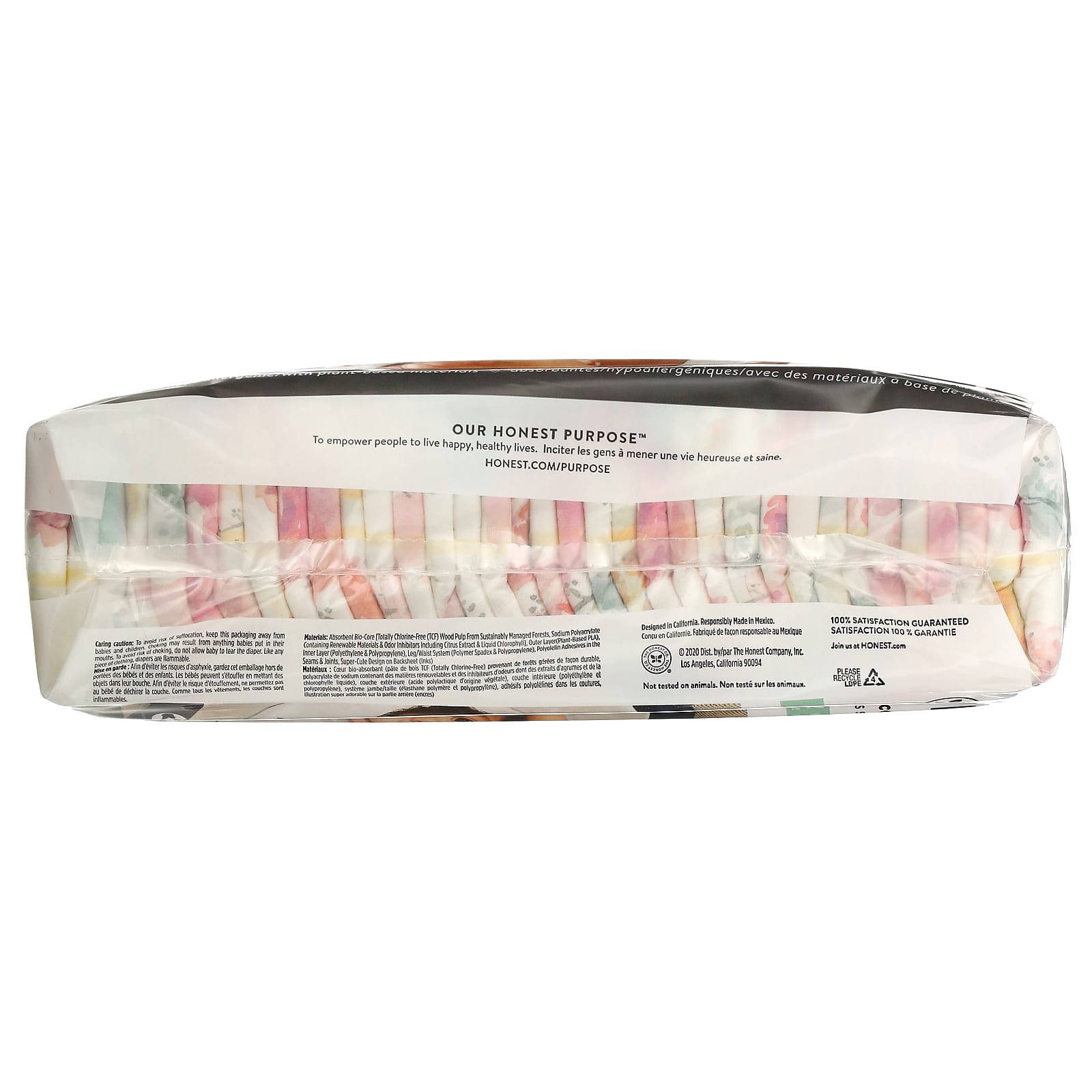 The Honest Company, Honest Diapers, Size 1, 8-14 Pounds, Rose Blossom, 35 Diapers - Image 2