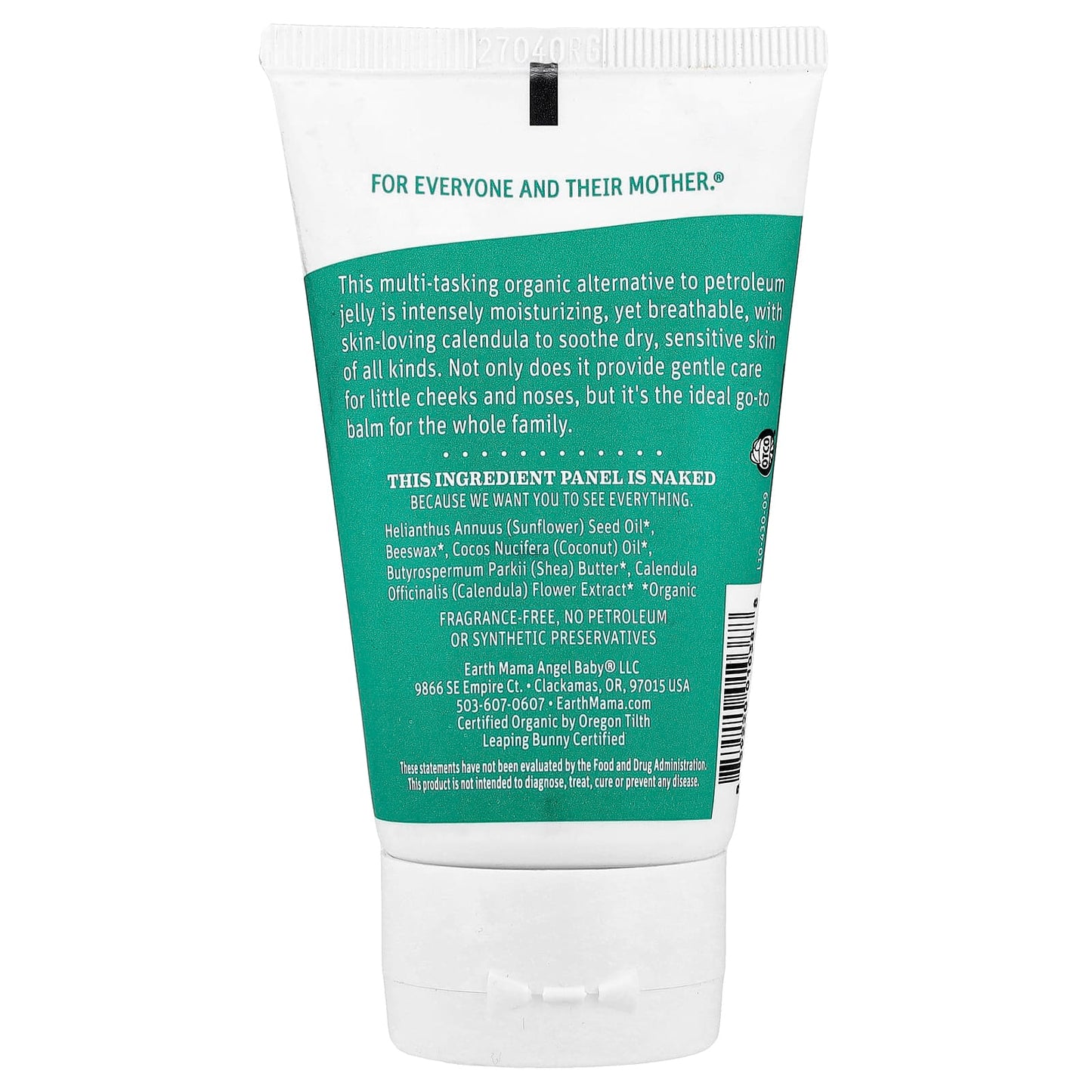 Organic Baby Face Balm for Sensitive Skin, 2 fl oz (60 ml) - Image 2