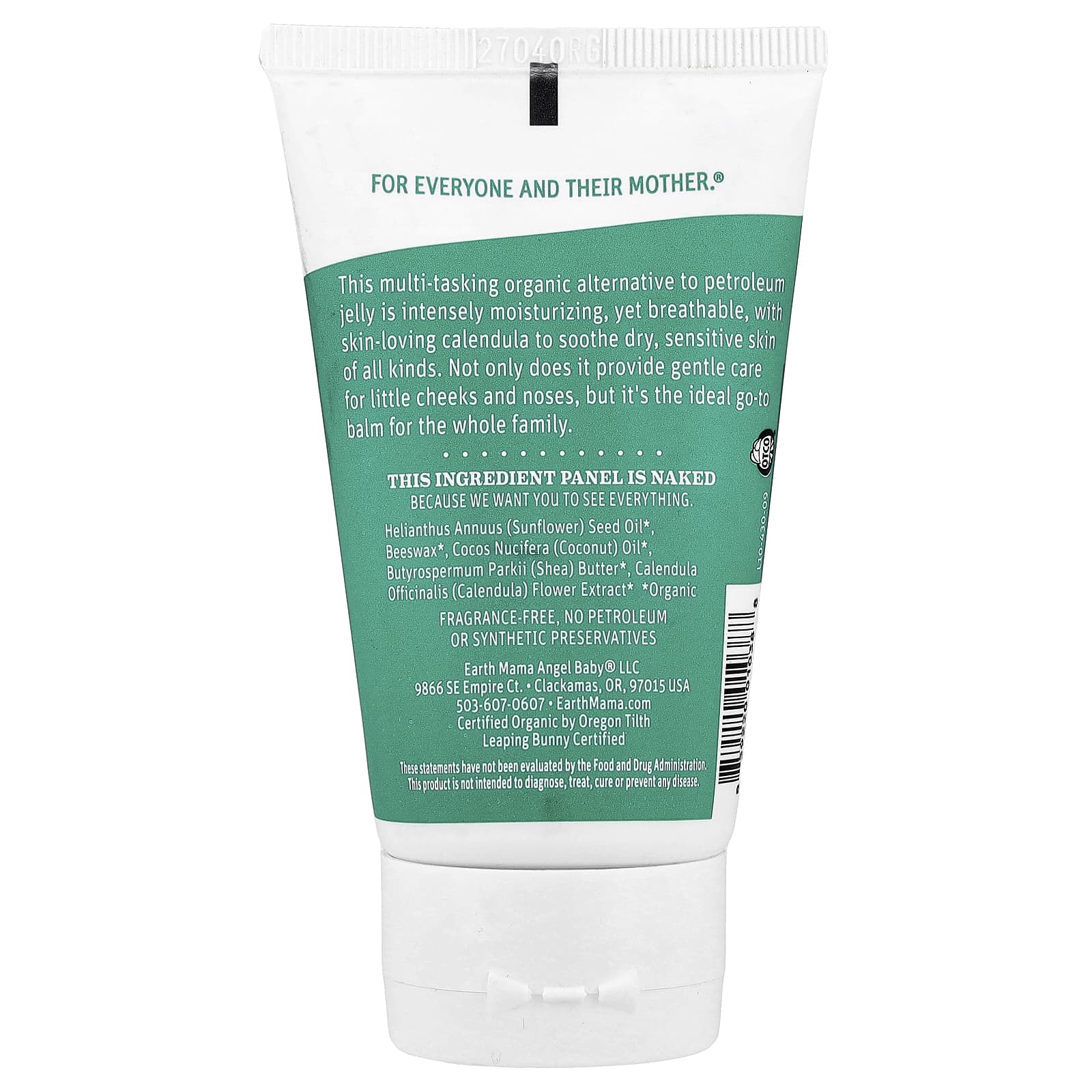 Organic Baby Face Balm for Sensitive Skin, 2 fl oz (60 ml) - Image 2