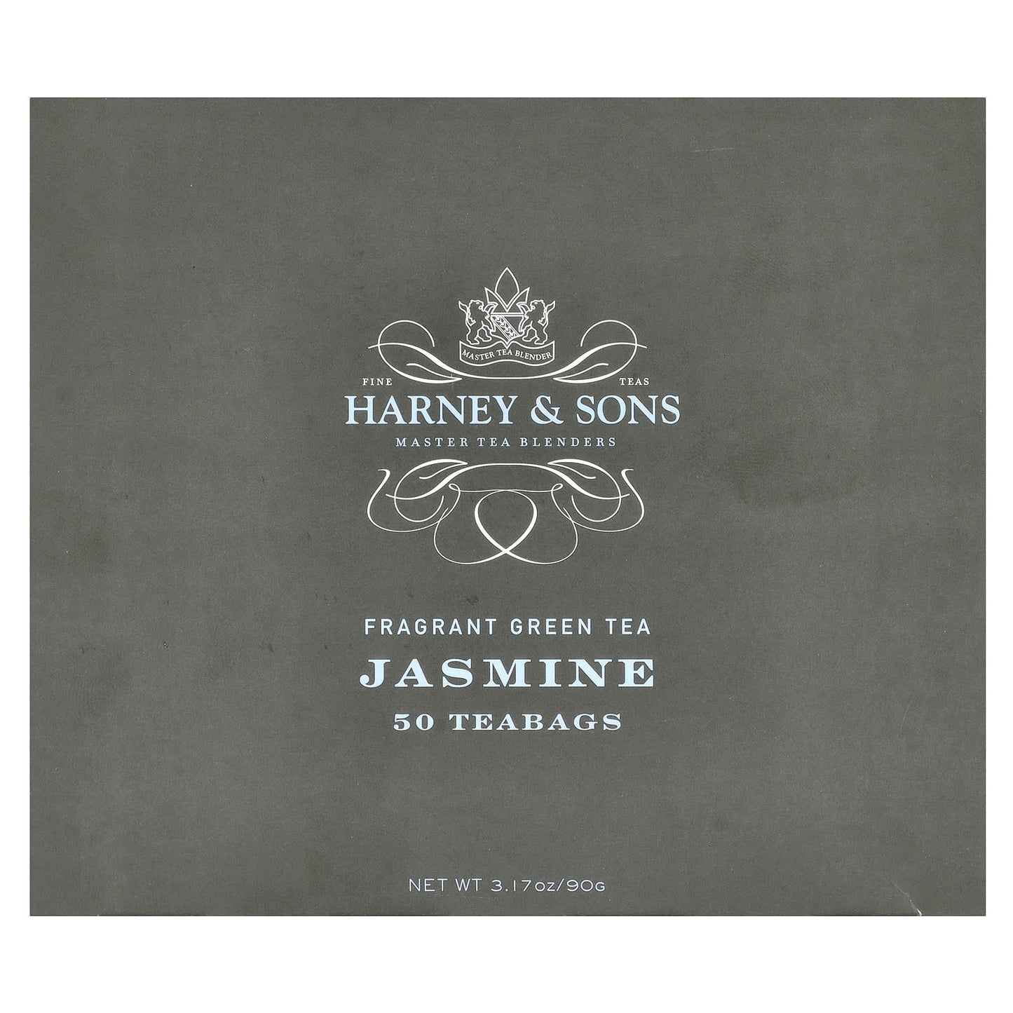 Harney & Sons Jasmine Green Tea, 50 Teabags, 100% Natural, Halal &amp; Kosher - Image 1