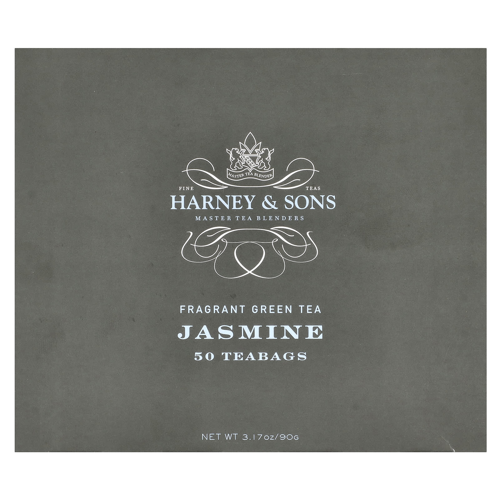 Harney & Sons Jasmine Green Tea, 50 Teabags, 100% Natural, Halal &amp; Kosher - Image 1