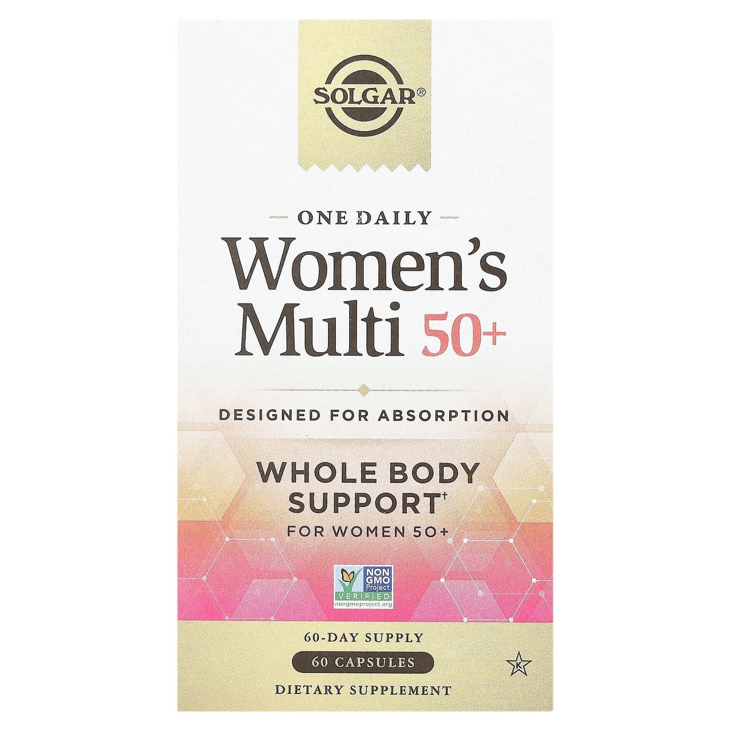 Solgar, One Daily Women's Multi 50+, 60 Capsules - Image 1